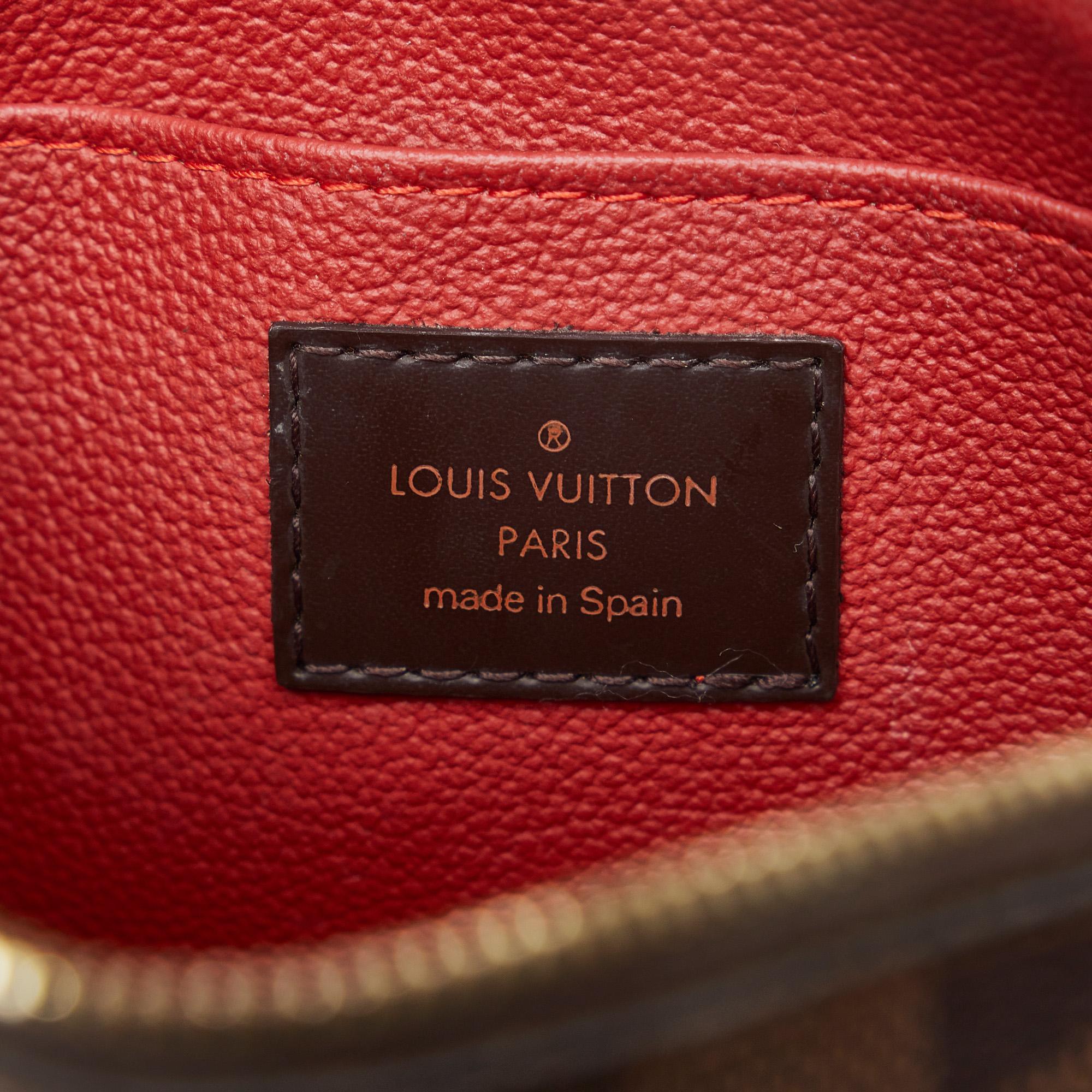 Louis Vuitton Damier Ebene Cosmetic Pouch (SHG-t68dLx)