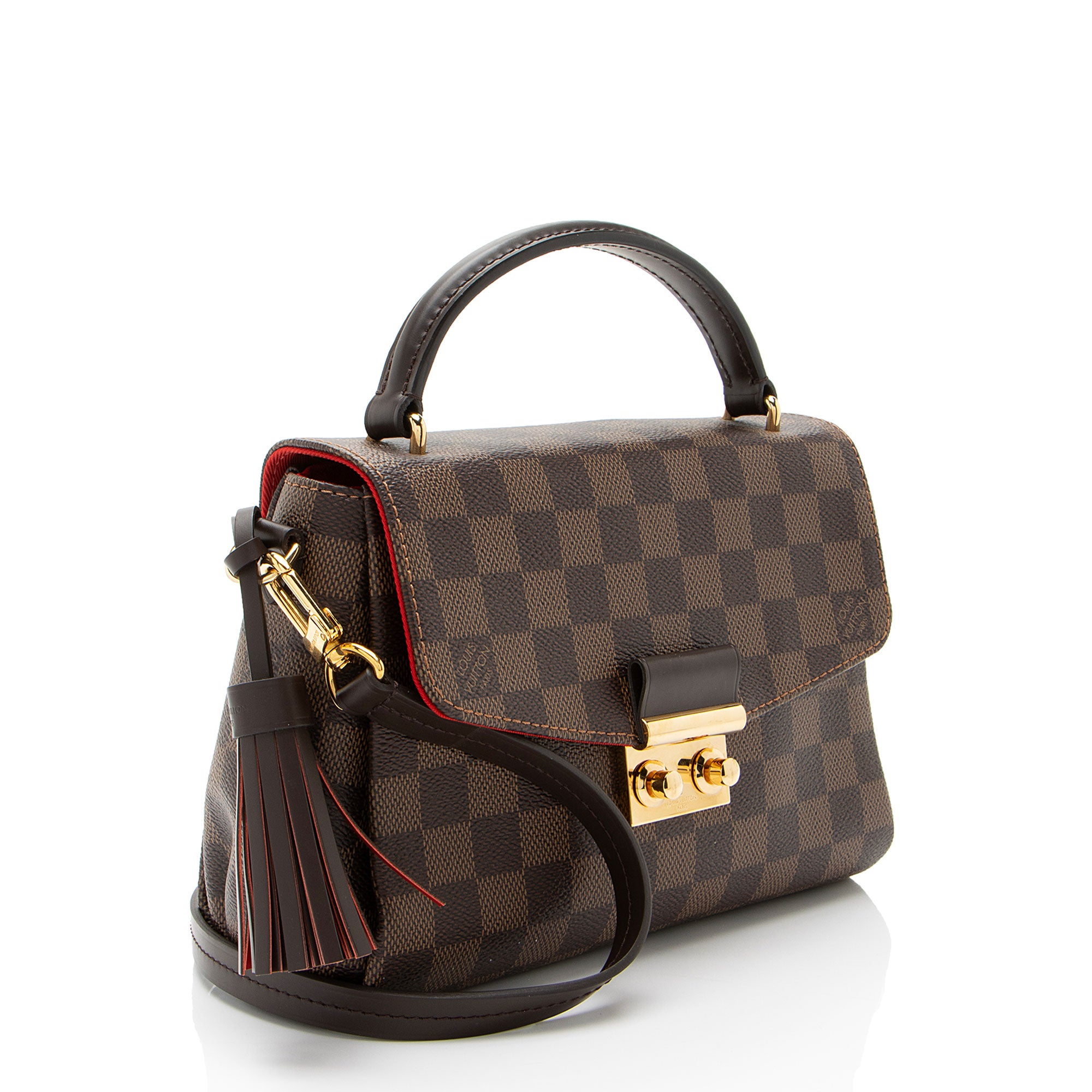 Louis Vuitton Damier Ebene Croisette Shoulder Bag