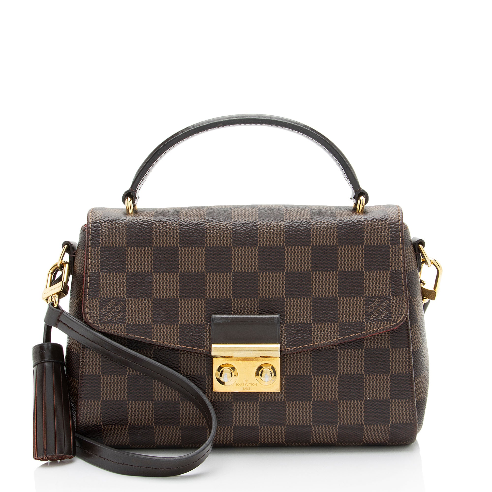 Louis Vuitton Damier Ebene Croisette Shoulder Bag
