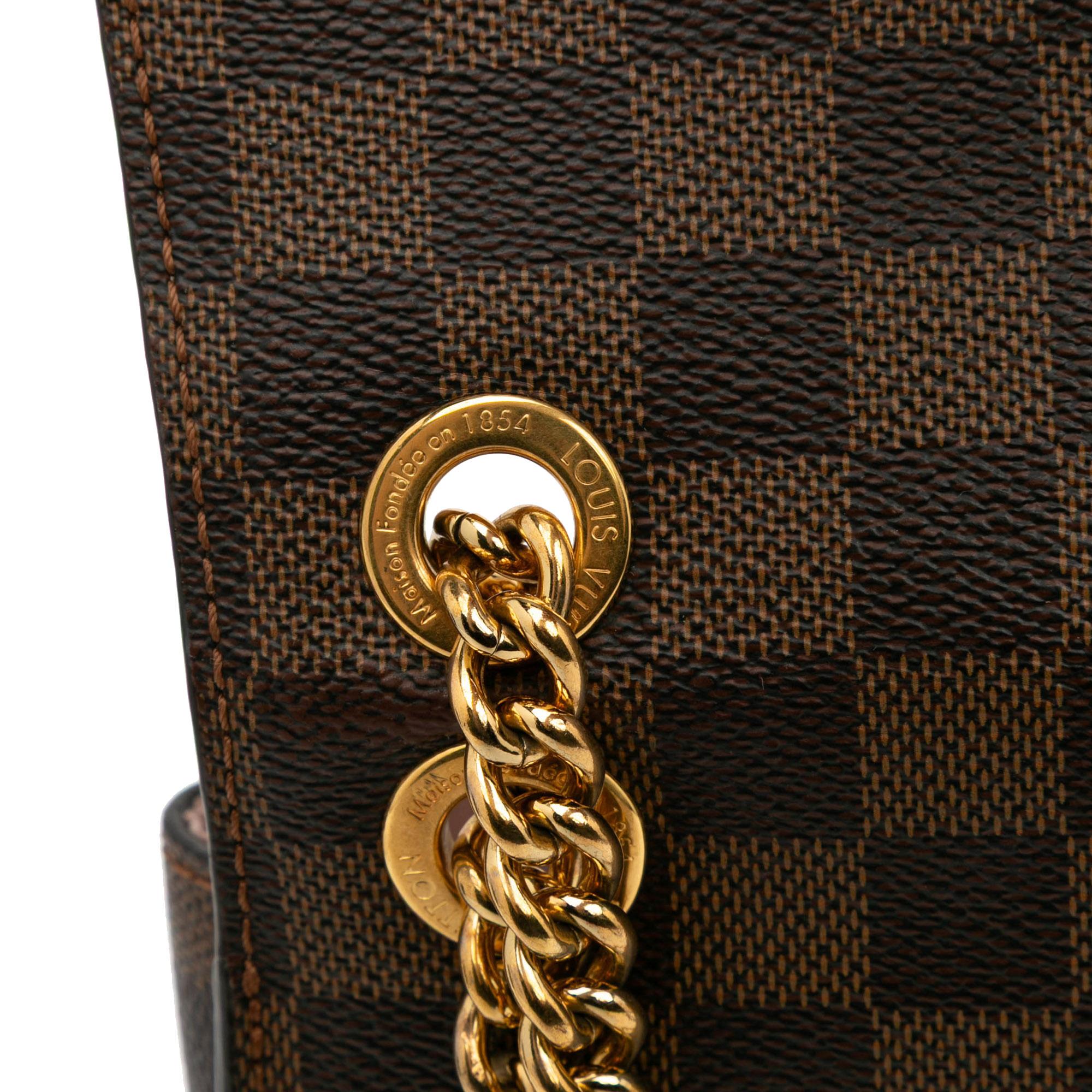 Louis Vuitton Damier Ebene Cuir Taurillon Wight