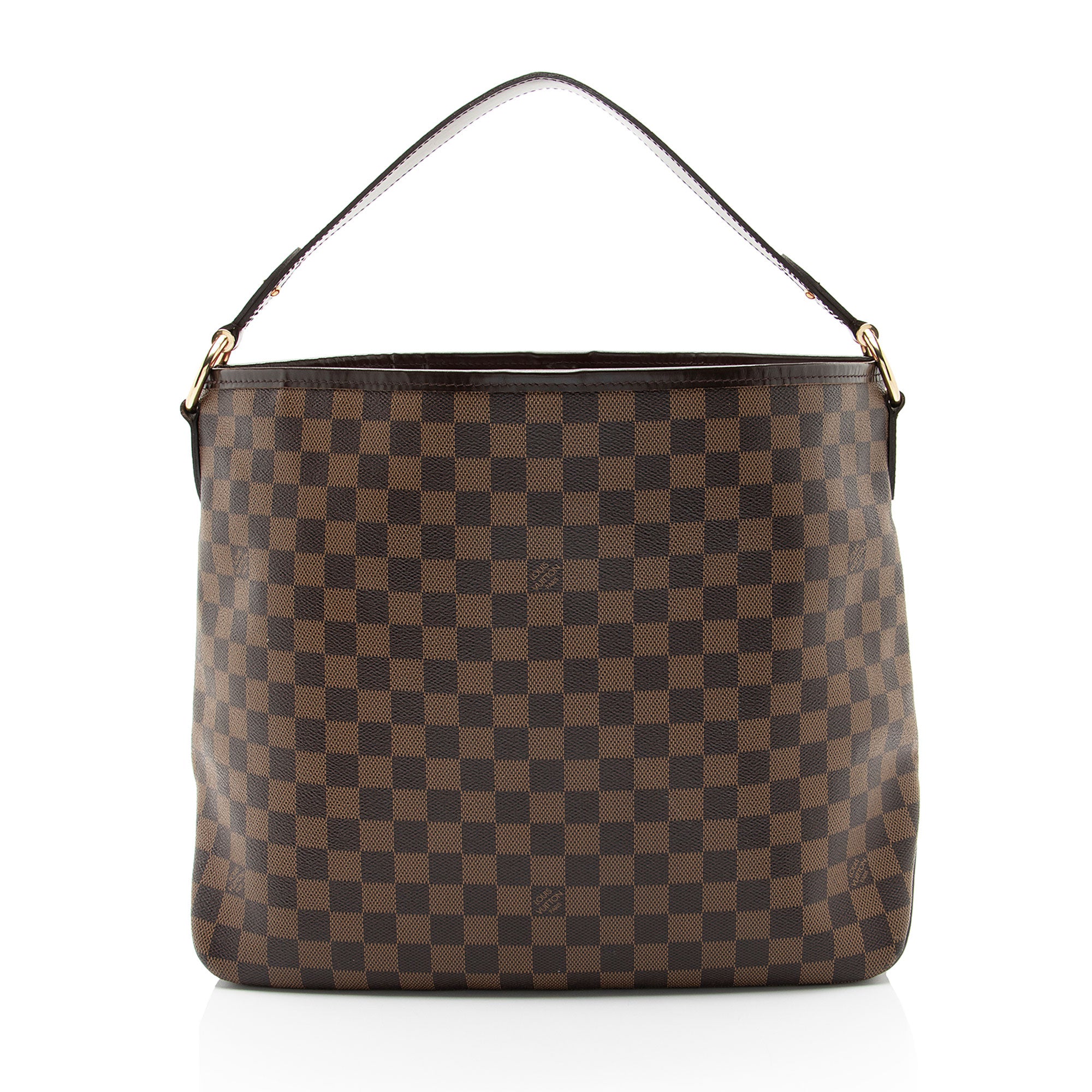 Louis Vuitton Damier Ebene Delightful MM Shoulder Bag (SHF-p9B0GM)