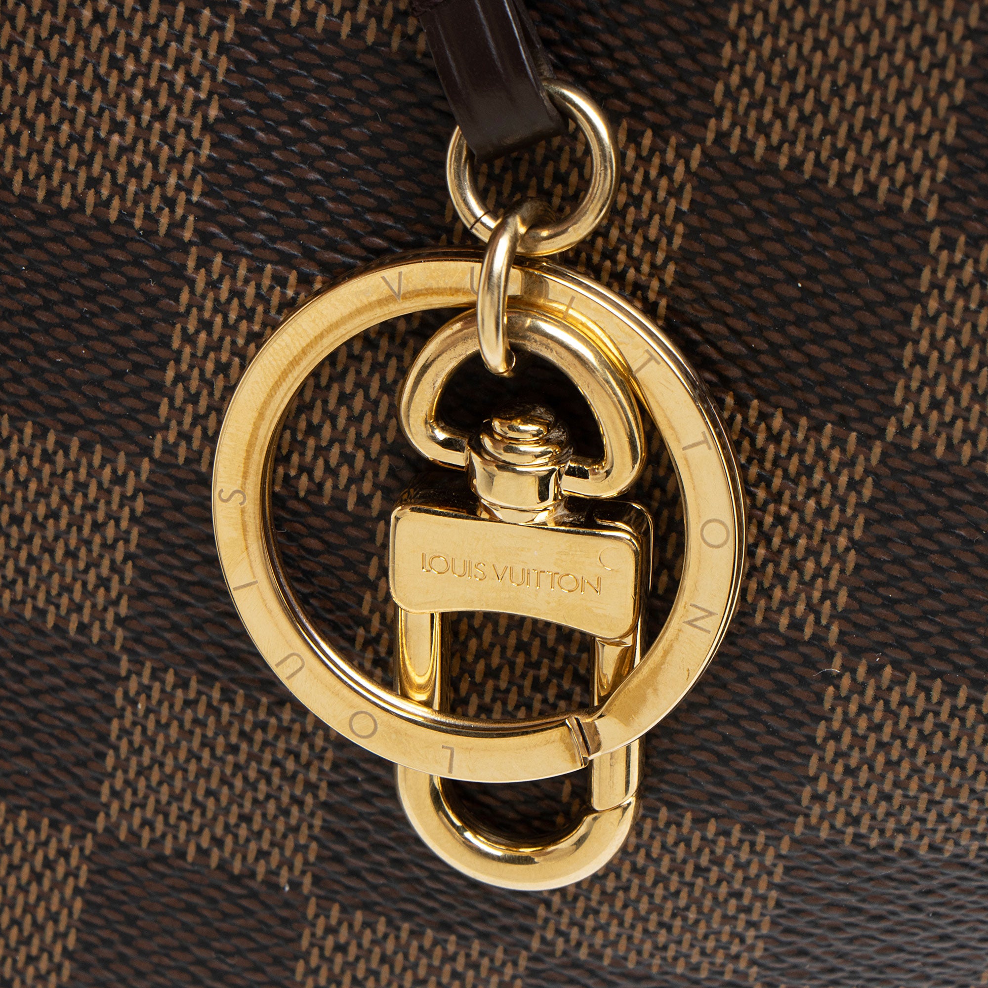 Louis Vuitton Damier Ebene Delightful MM Shoulder Bag (SHF-BIQzOW)