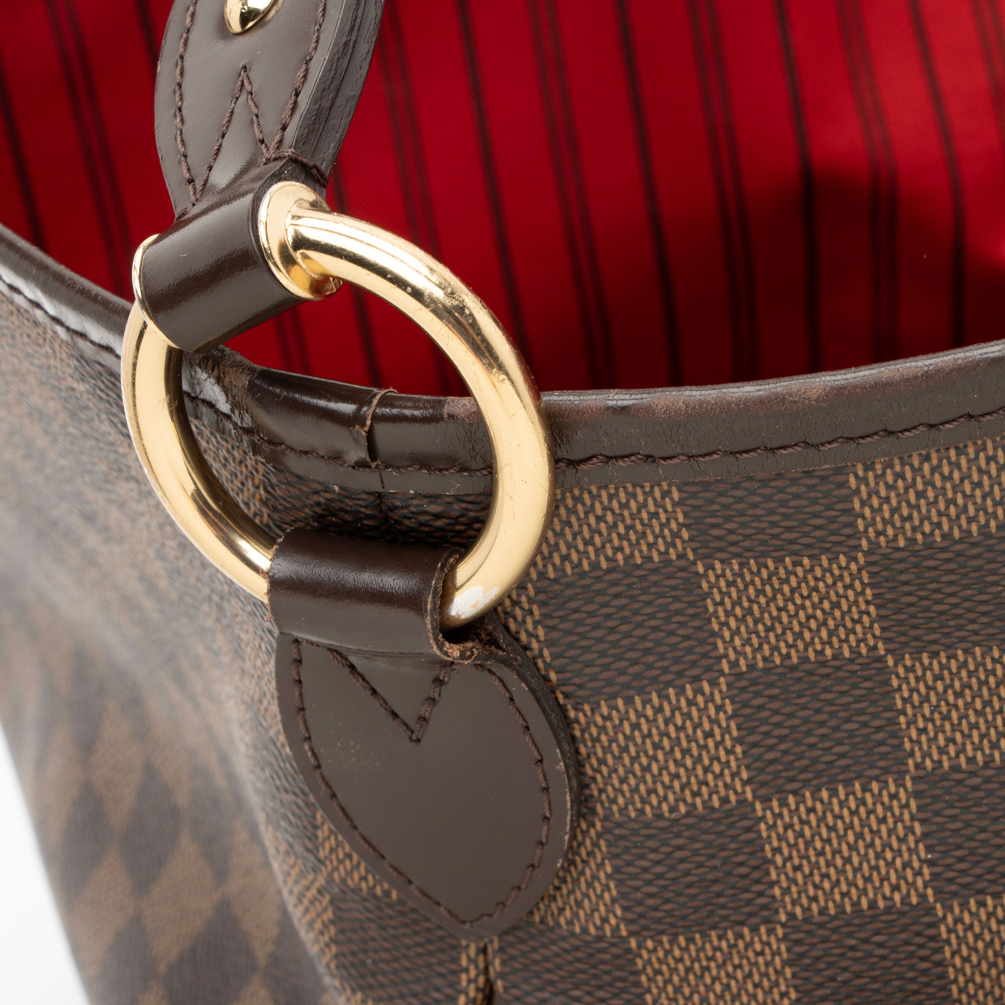 Louis Vuitton Damier Ebene Delightful MM Shoulder Bag