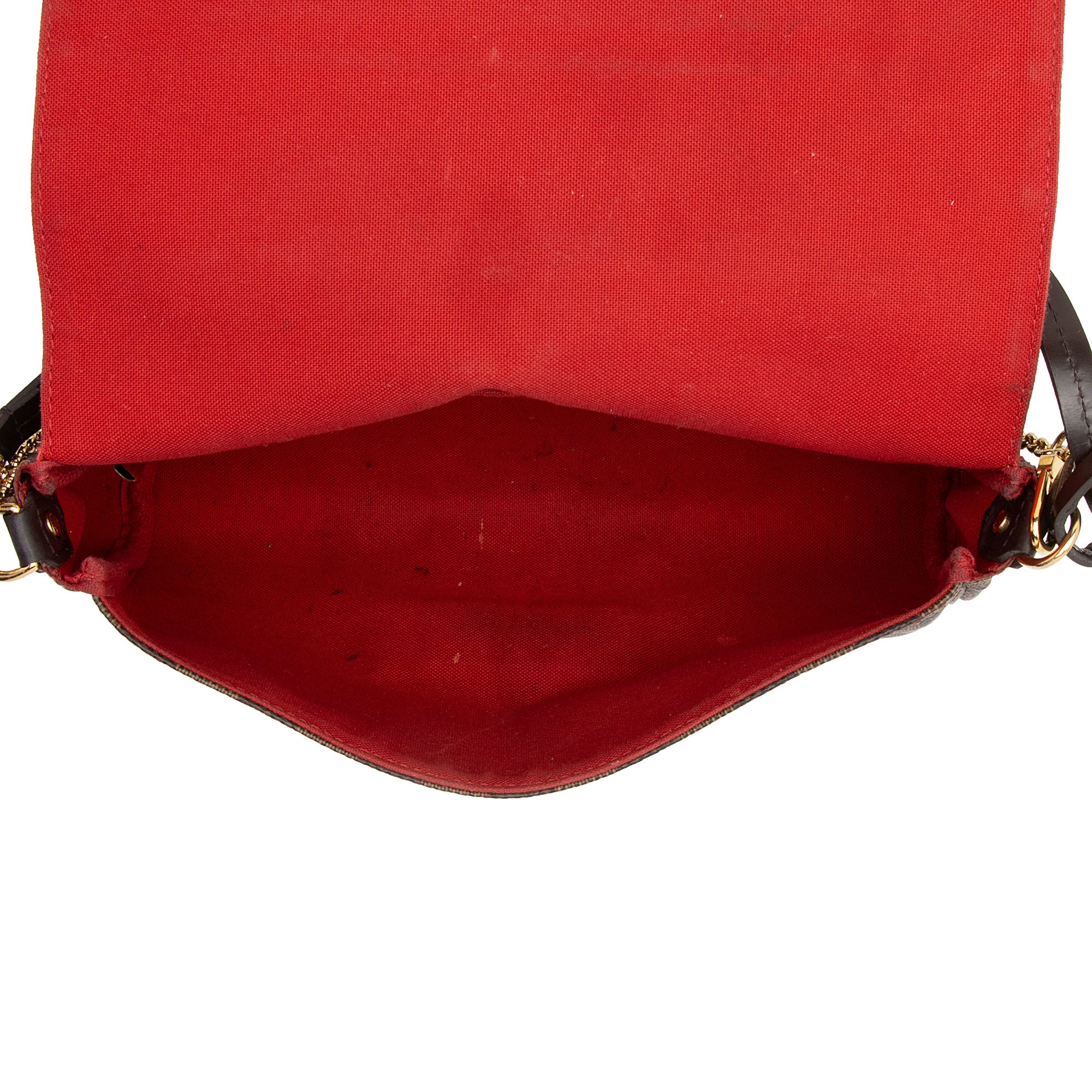 Louis Vuitton Damier Ebene Favorite MM Shoulder Bag (SHF-N1EPoh)