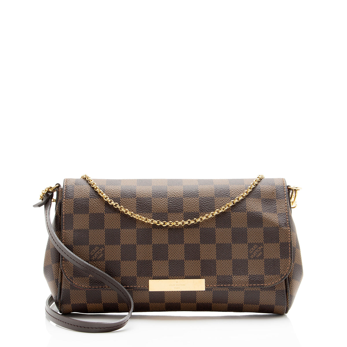Louis Vuitton Damier Ebene Favorite MM Shoulder Bag