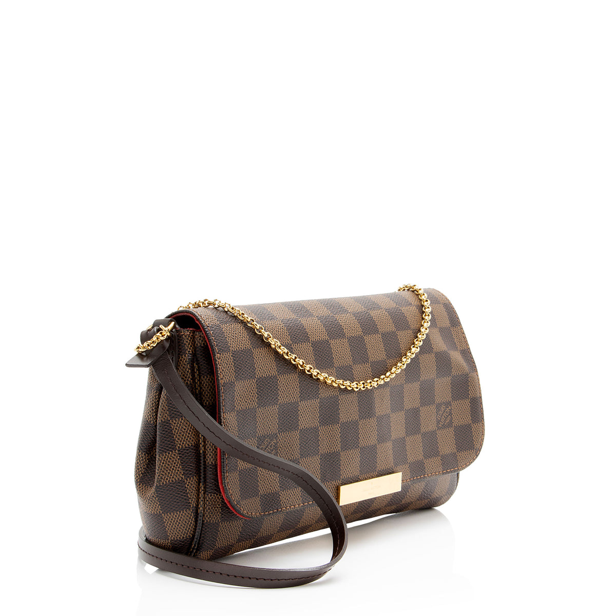 Louis Vuitton Damier Ebene Favorite MM Shoulder Bag