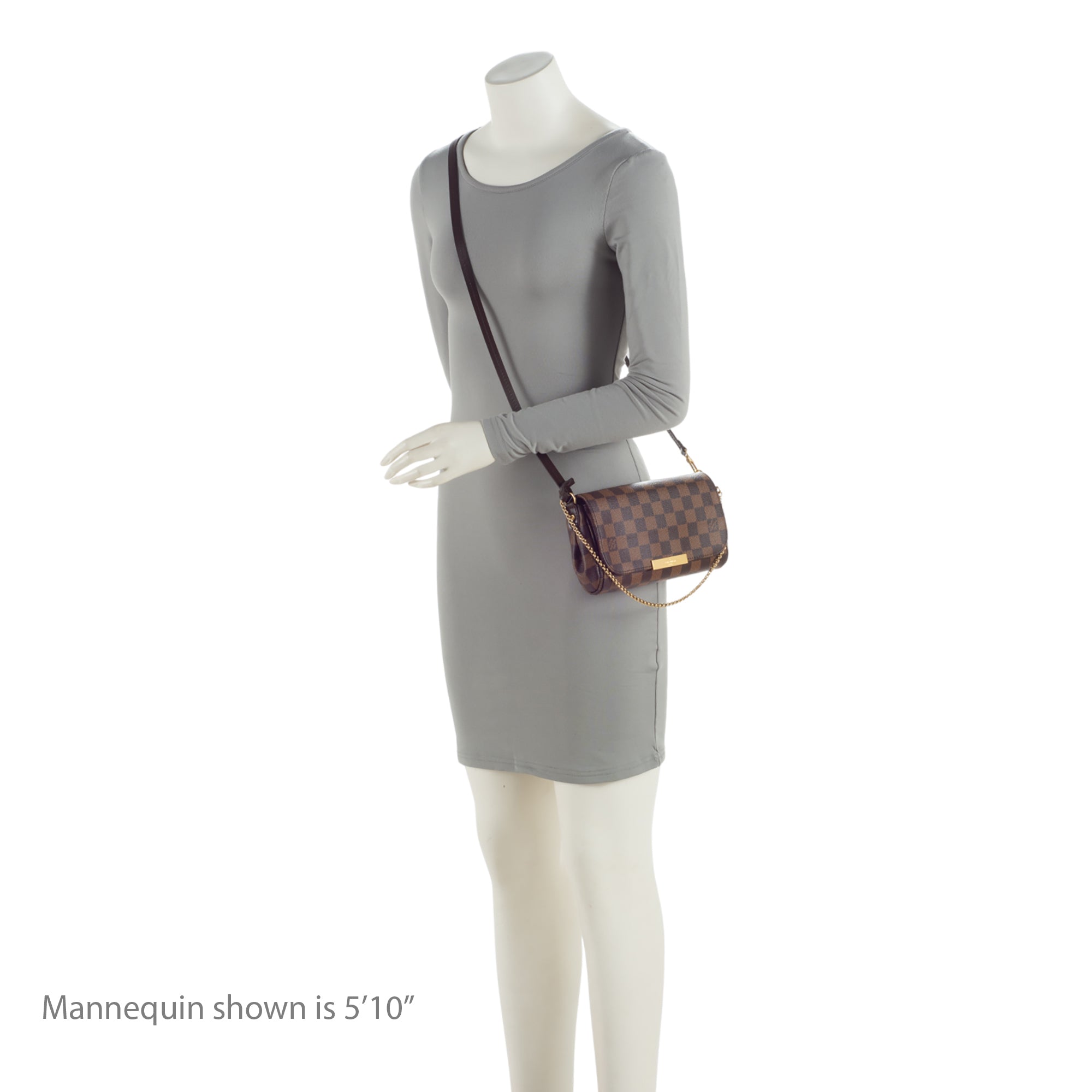 Louis Vuitton Damier Ebene Favorite PM Shoulder Bag (SHF-rJm3rI)