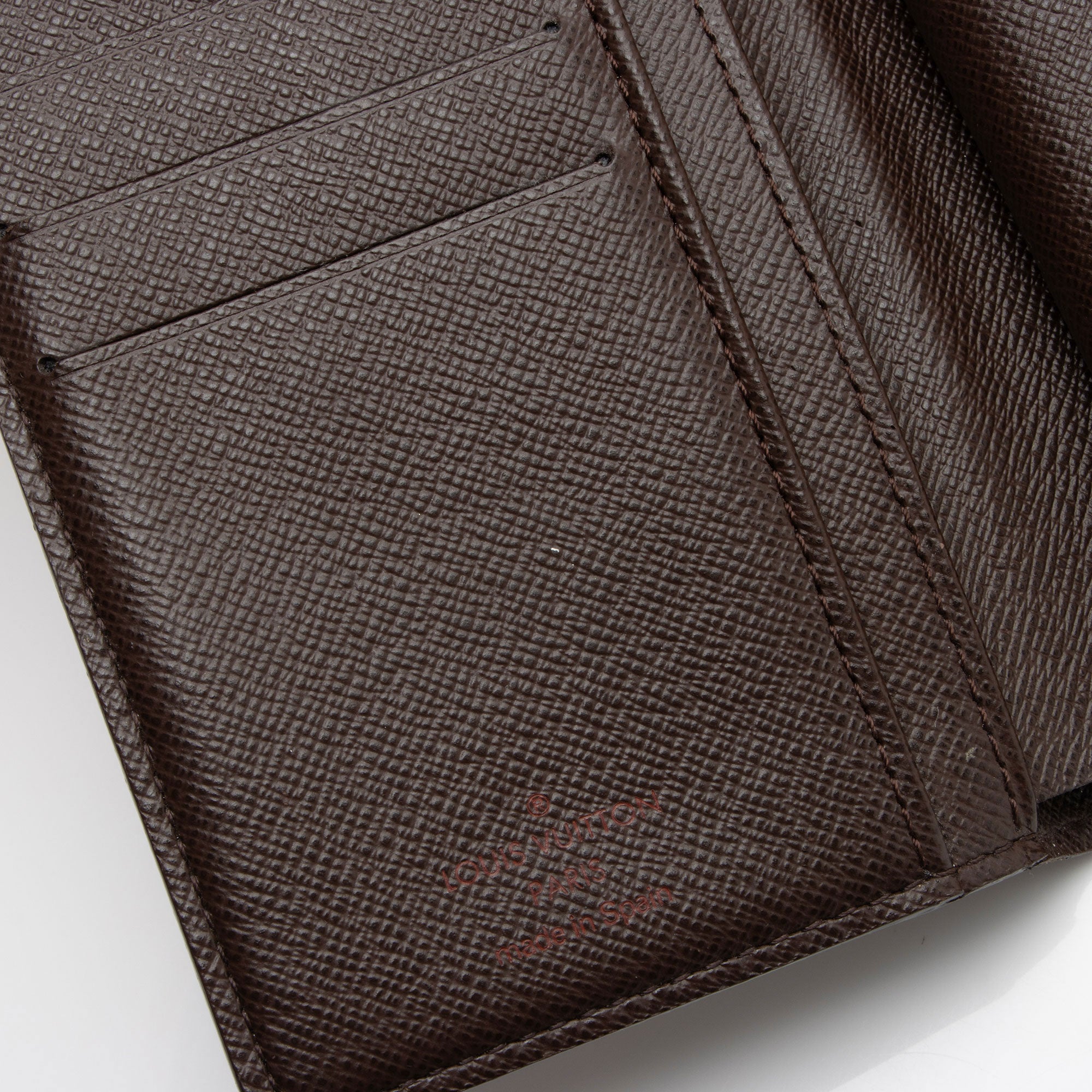 Louis Vuitton Damier Ebene French Purse Wallet (SHF-ApgxCX)