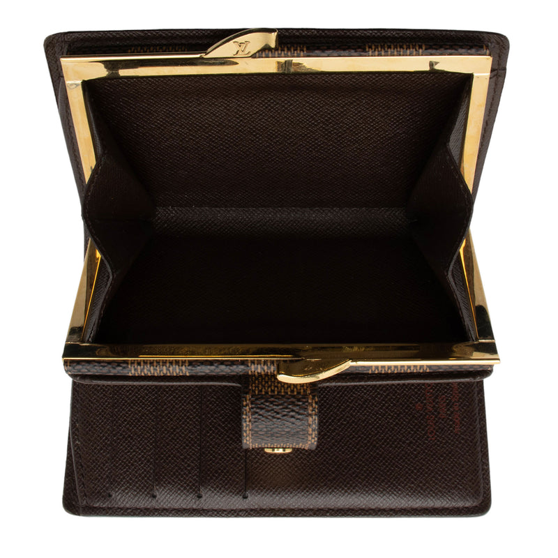 Louis Vuitton Damier Ebene French Purse Wallet (SHF-ApgxCX)