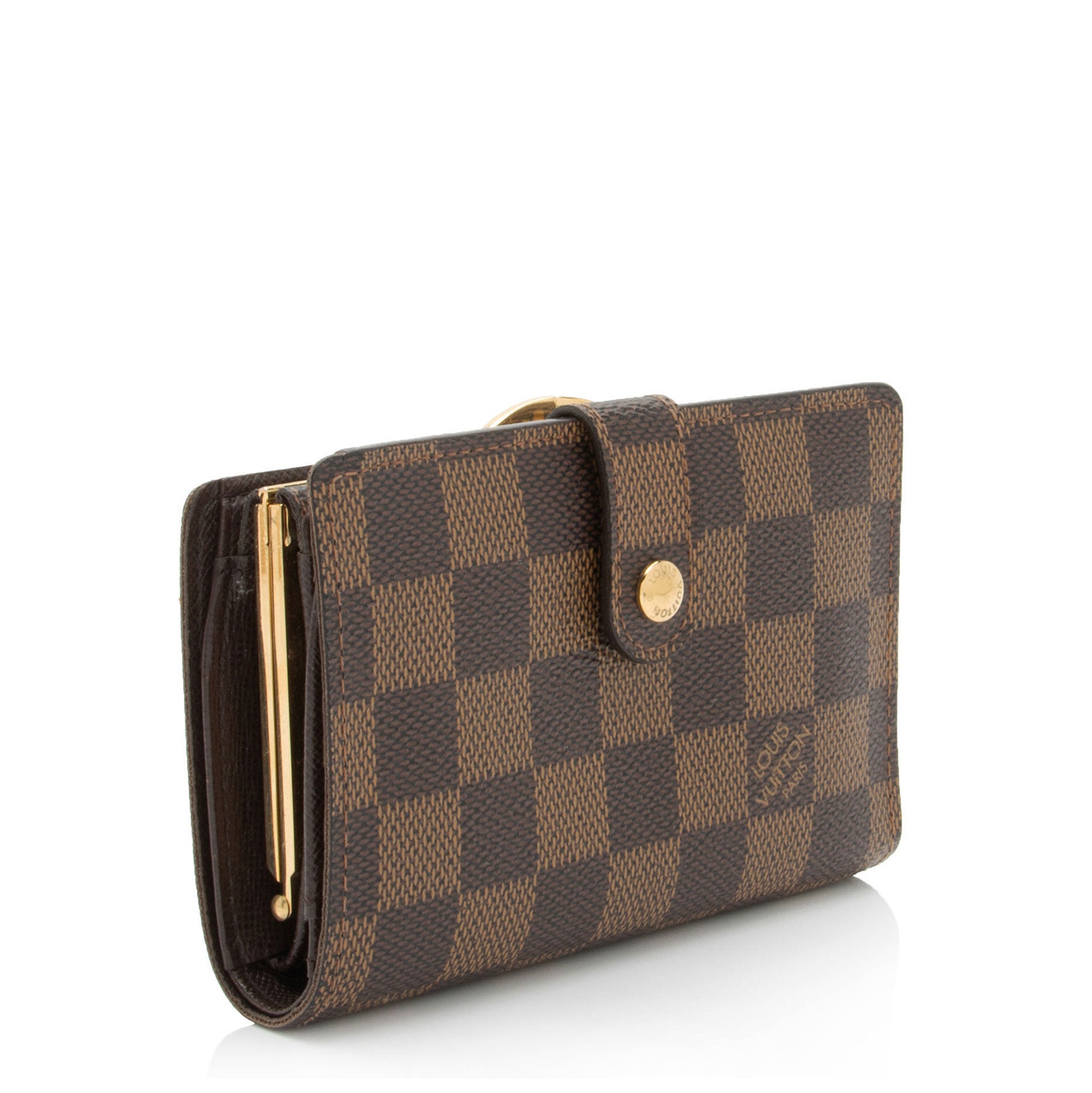 Louis Vuitton Damier Ebene French Purse Wallet (SHF-ApgxCX)