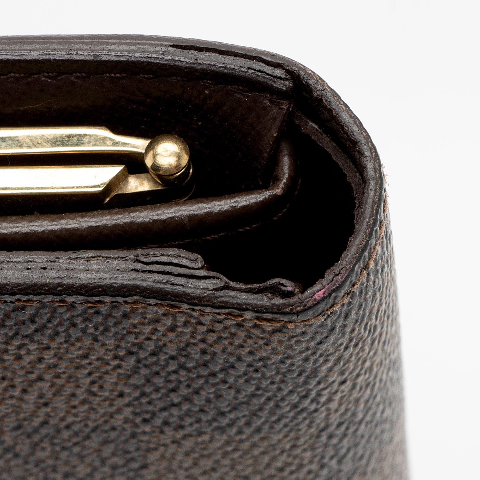 Louis Vuitton Damier Ebene French Wallet (SHF-naesa0)