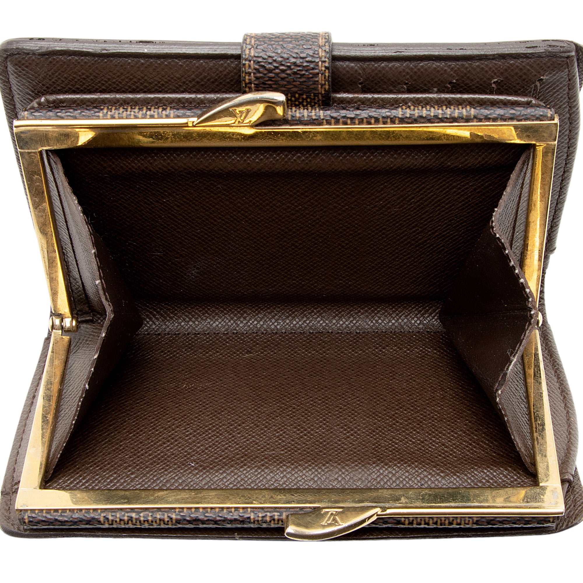 Louis Vuitton Damier Ebene French Wallet (SHF-naesa0)