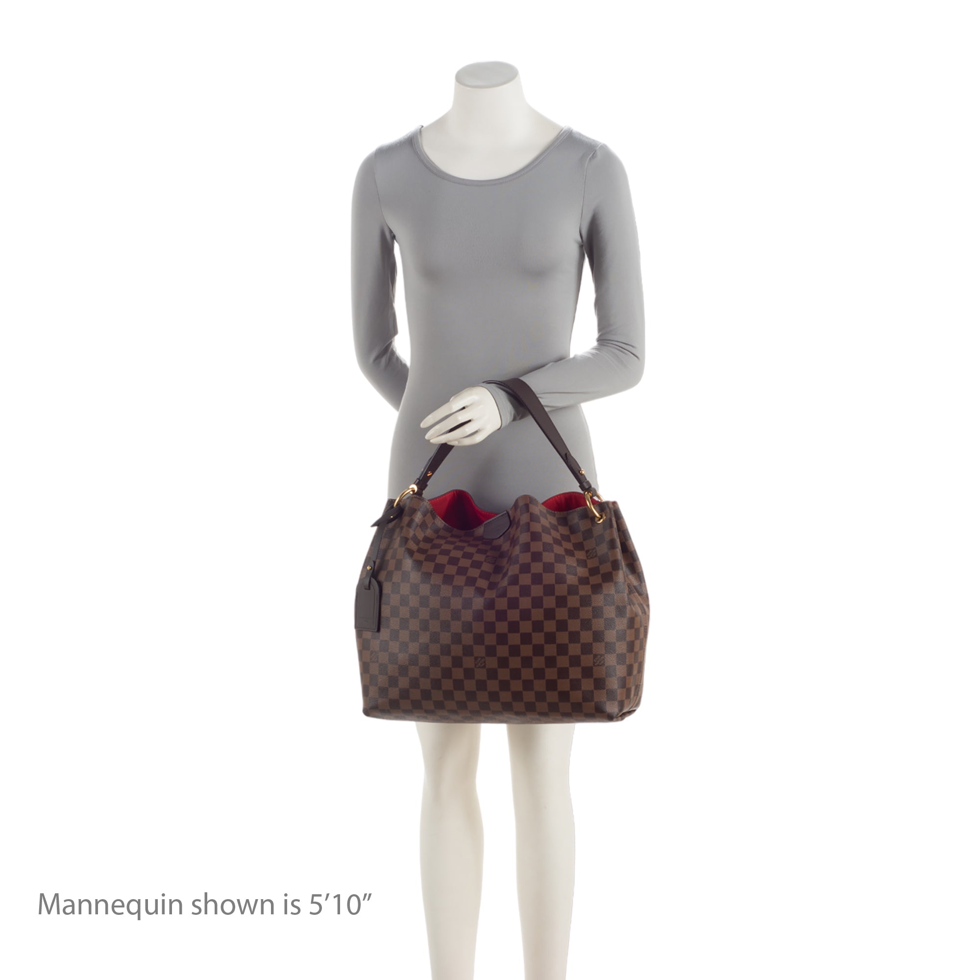 Louis Vuitton Damier Ebene Graceful MM Hobo (SHF-6jtnNb)