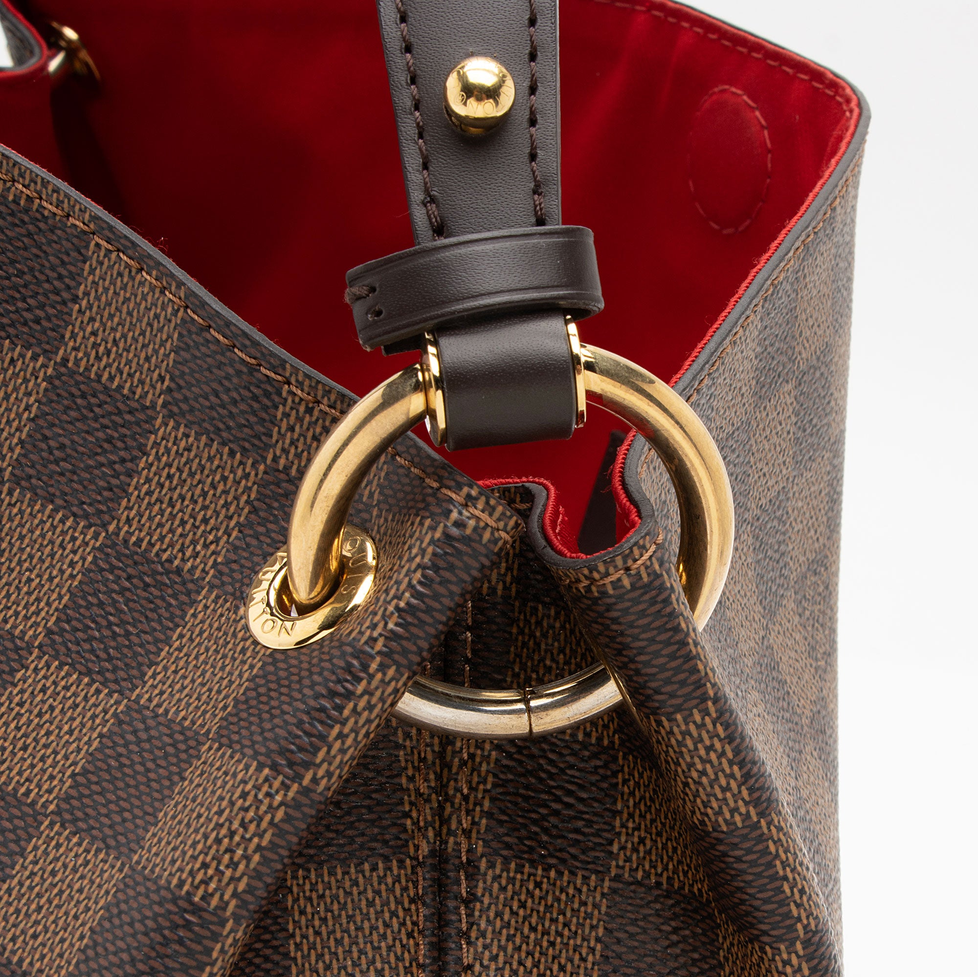 Louis Vuitton Damier Ebene Graceful PM Hobo (SHF-th1bL6)