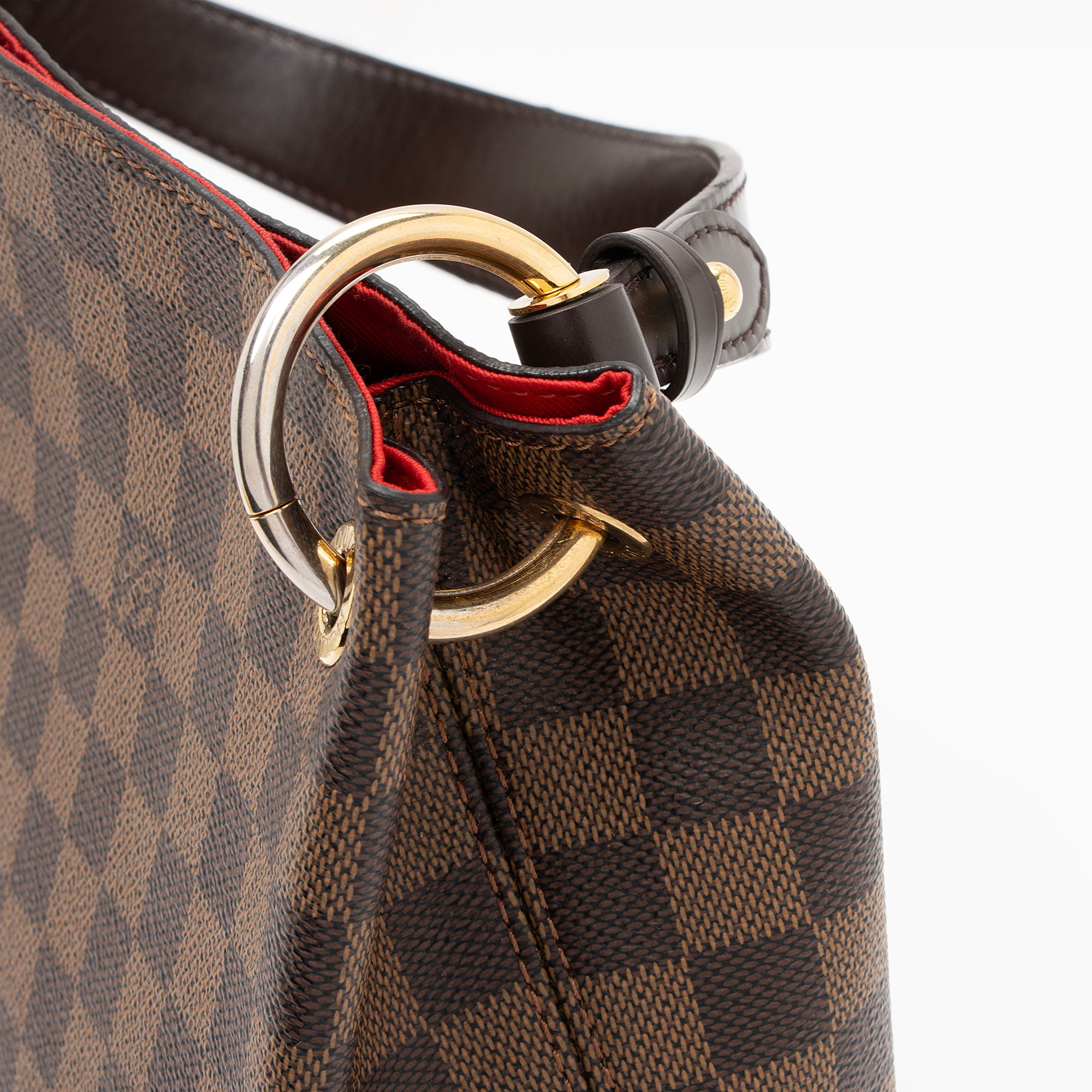 Louis Vuitton Damier Ebene Graceful PM Hobo (SHF-7GmGY0)