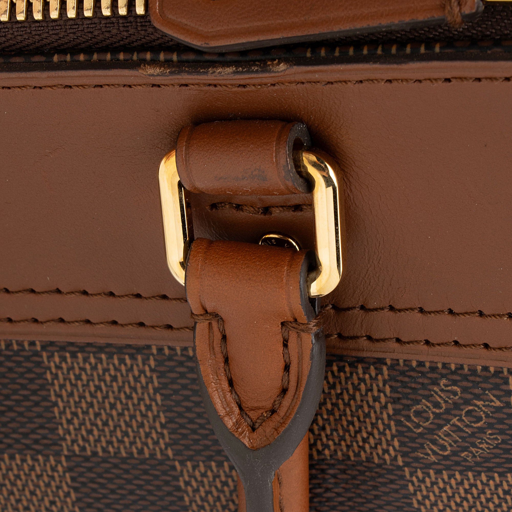 Louis Vuitton Damier Ebene Greenwich Satchel (SHF-hT7MVT)