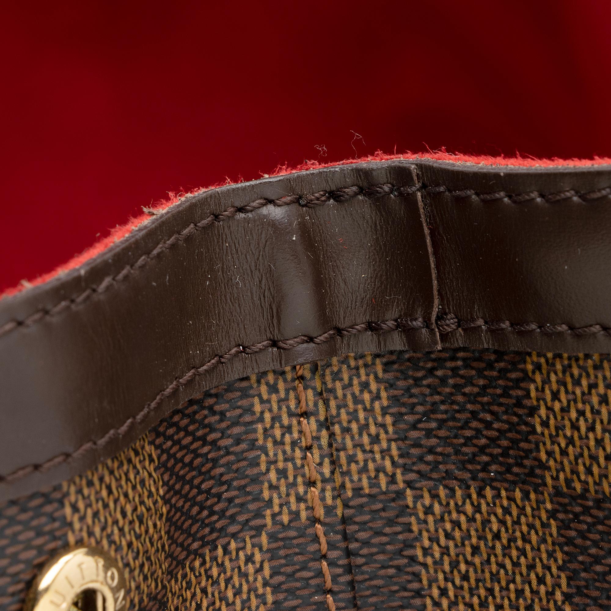 Louis Vuitton Damier Ebene Hampstead MM Tote (SHF-GFgtJB)