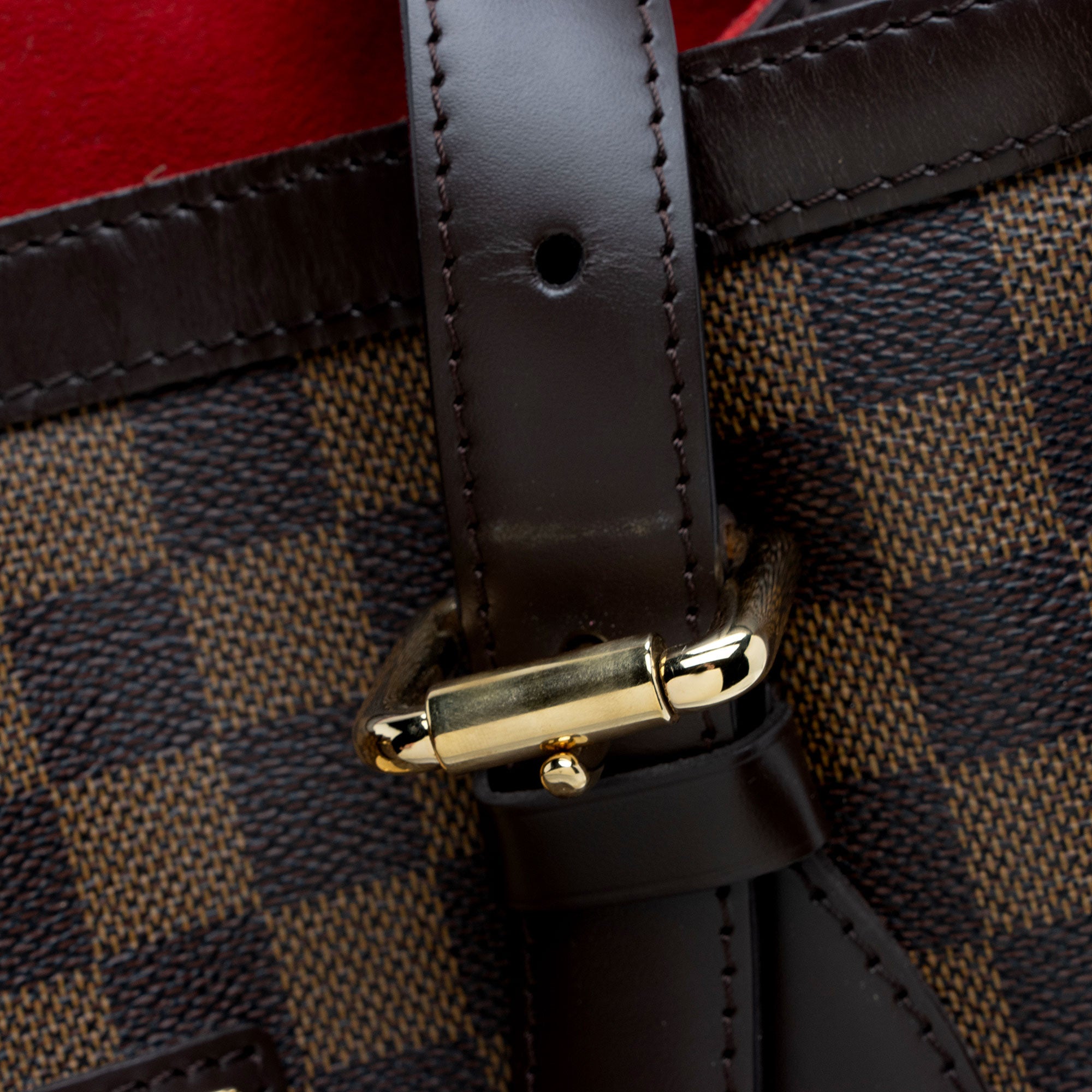 Louis Vuitton Damier Ebene Hampstead MM Tote (SHF-7SiOVB)