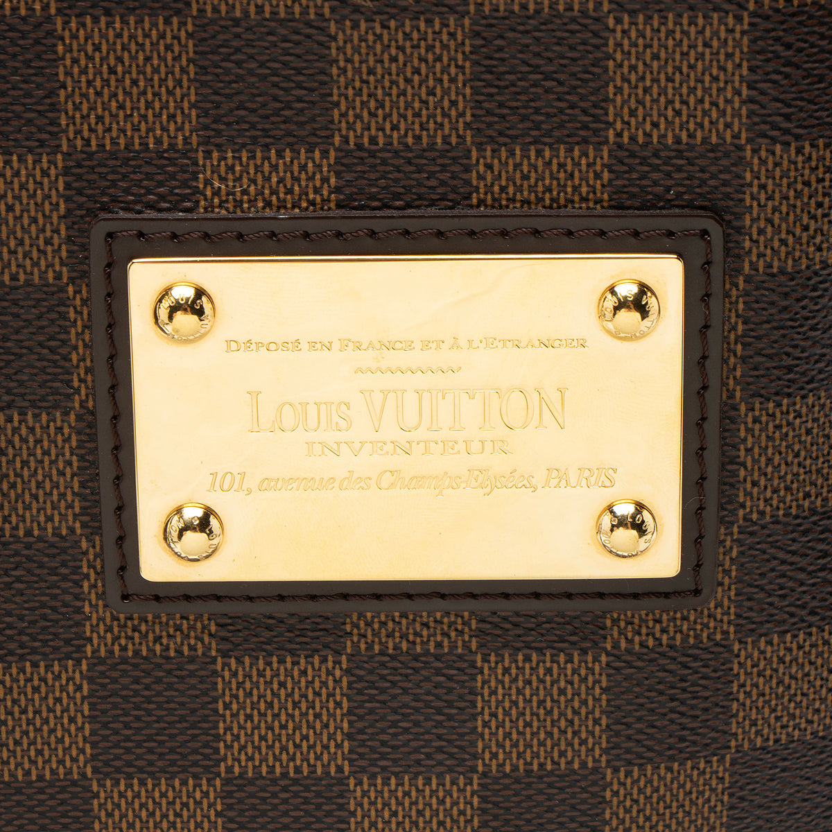 Louis Vuitton Damier Ebene Hampstead MM Tote