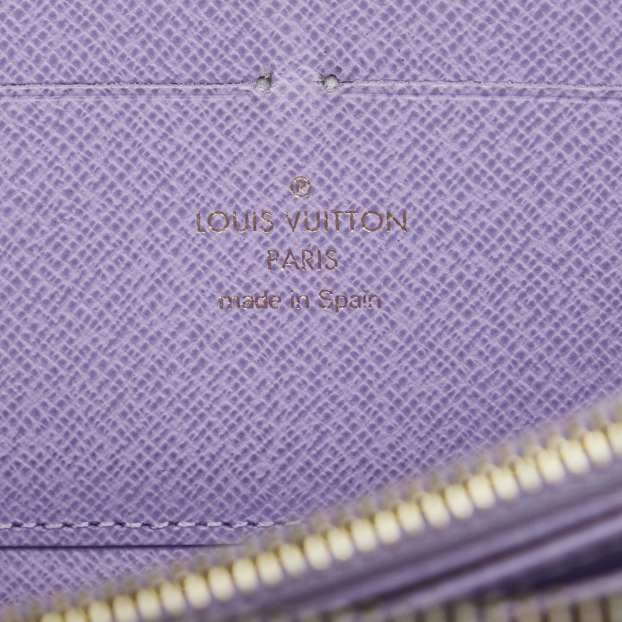 Louis Vuitton Damier Ebene Illustre Zippy Long Wallet (SHG-Ec08fF)