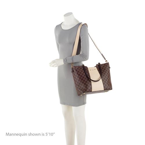 Louis Vuitton Damier Ebene Jersey Tote (SHF-njZMjN)