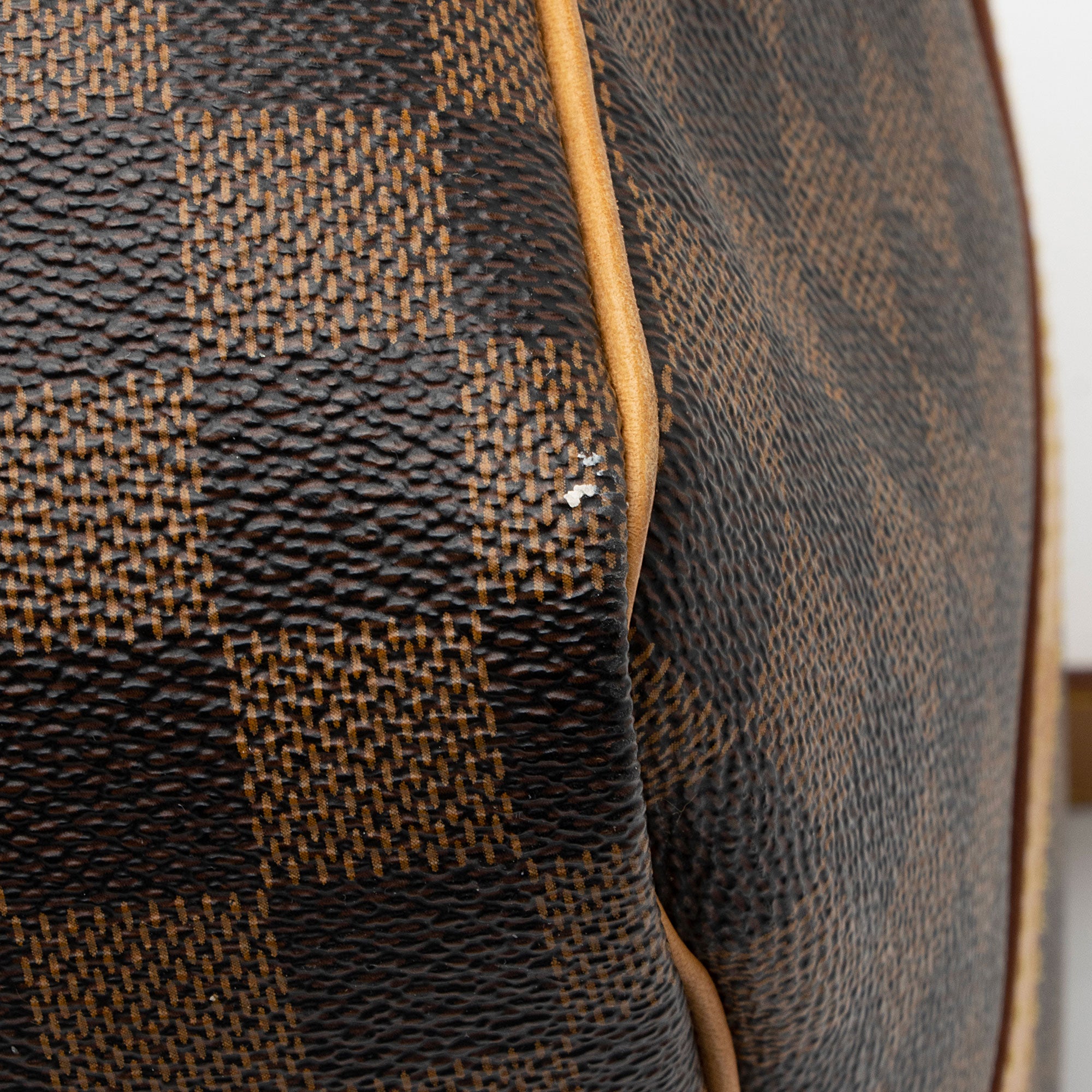 Louis Vuitton Damier Ebene Keepall Bandouliere 55 Duffle Bag (SHF-oHjWTD)