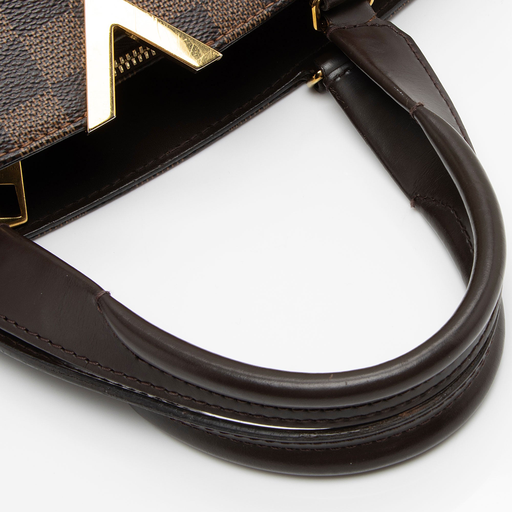 Louis Vuitton Damier Ebene Kensington Bowler Satchel