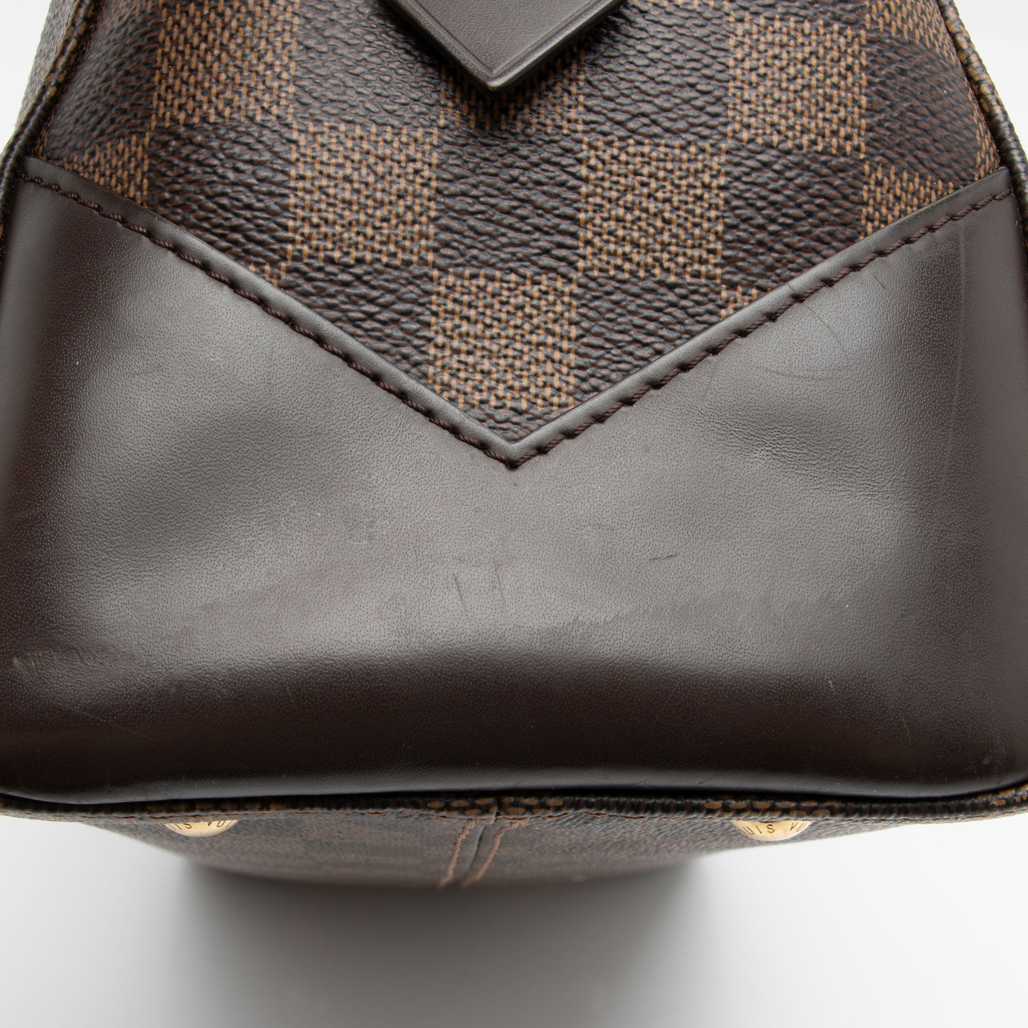 Louis Vuitton Damier Ebene Kensington Bowler Satchel