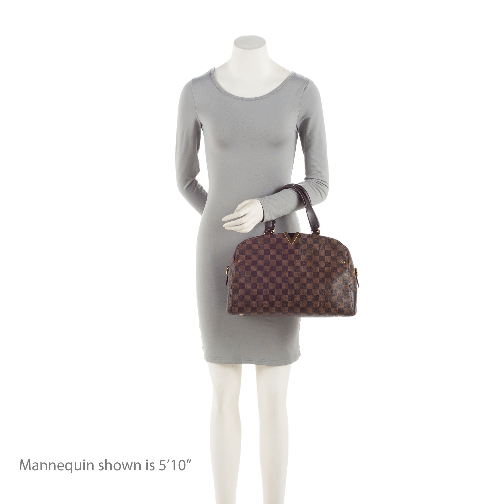 Louis Vuitton Damier Ebene Kensington Bowler Satchel