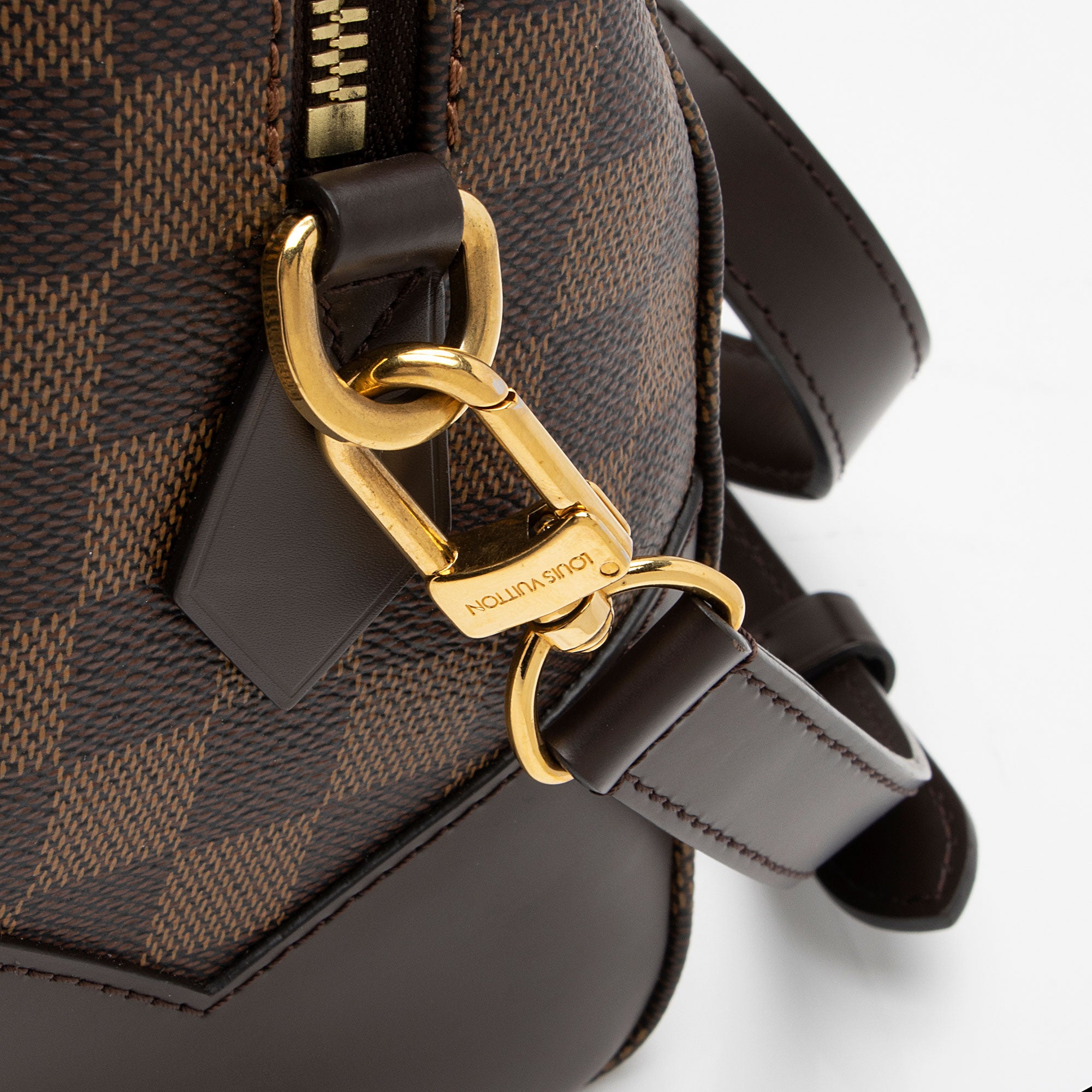 Louis Vuitton Damier Ebene Kensington Bowling Satchel (SHF-aBifAN)