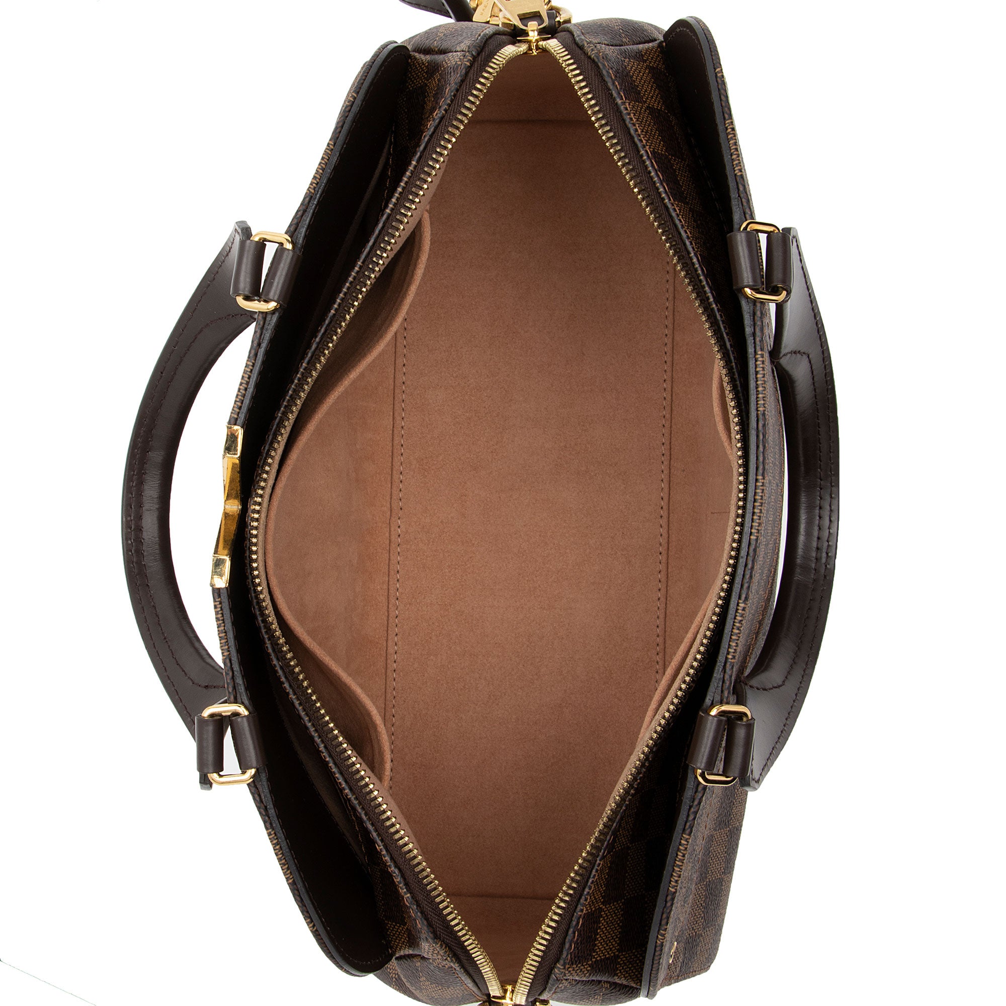 Louis Vuitton Damier Ebene Kensington Bowling Satchel (SHF-aBifAN)