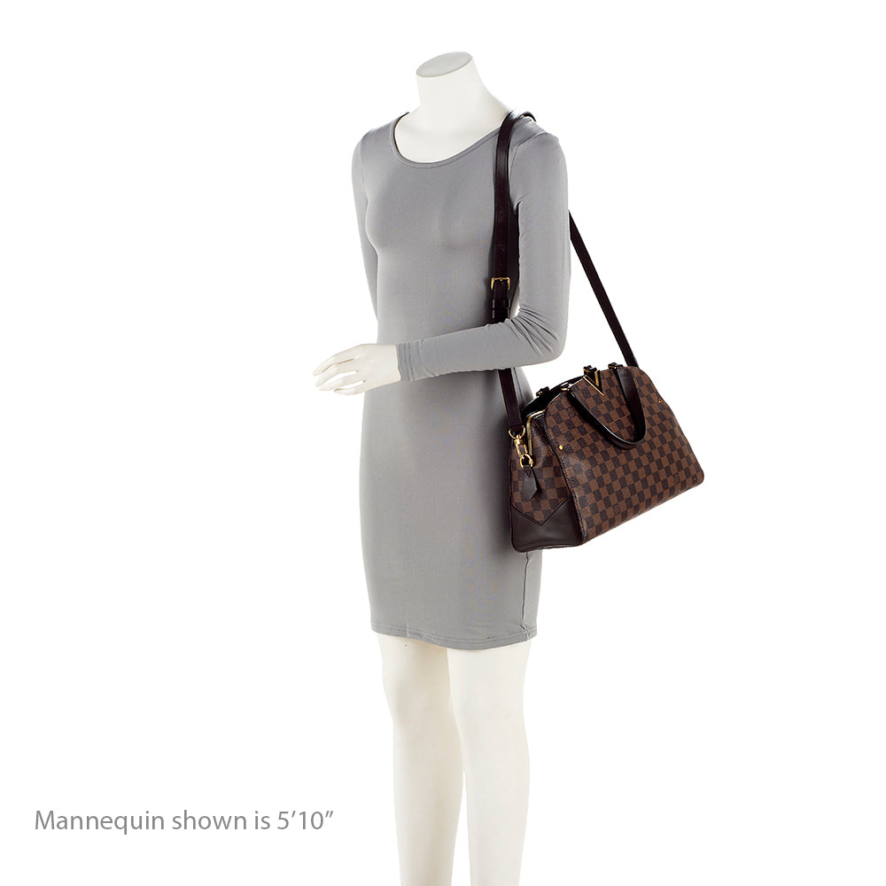 Louis Vuitton Damier Ebene Kensington Bowling Satchel (SHF-aBifAN)