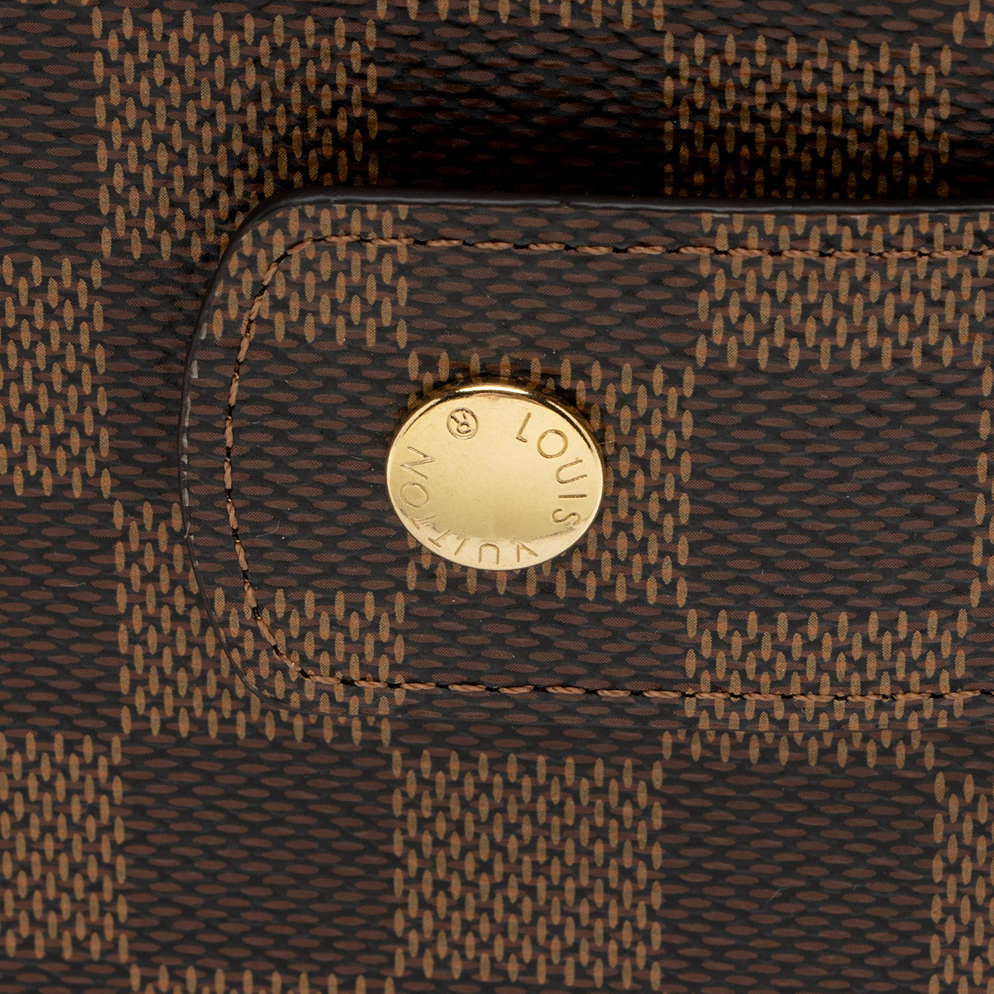 Louis Vuitton Damier Ebene Large Ring Agenda Cover (SHF-IPPpvu)