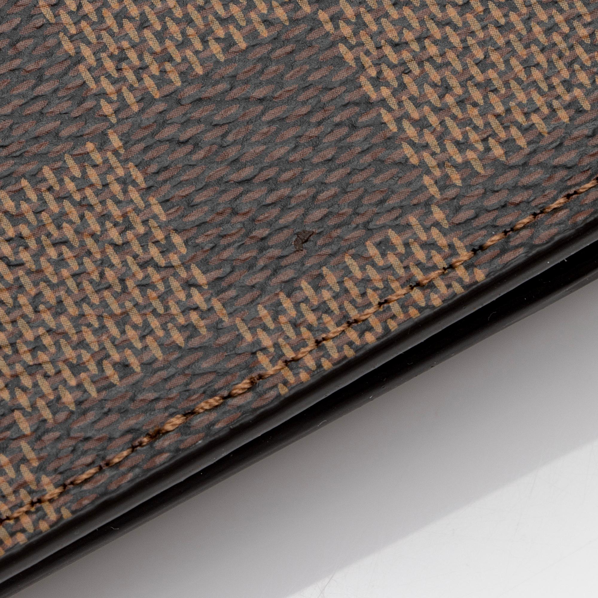 Louis Vuitton Damier Ebene Large Ring Agenda Cover (SHF-IPPpvu)