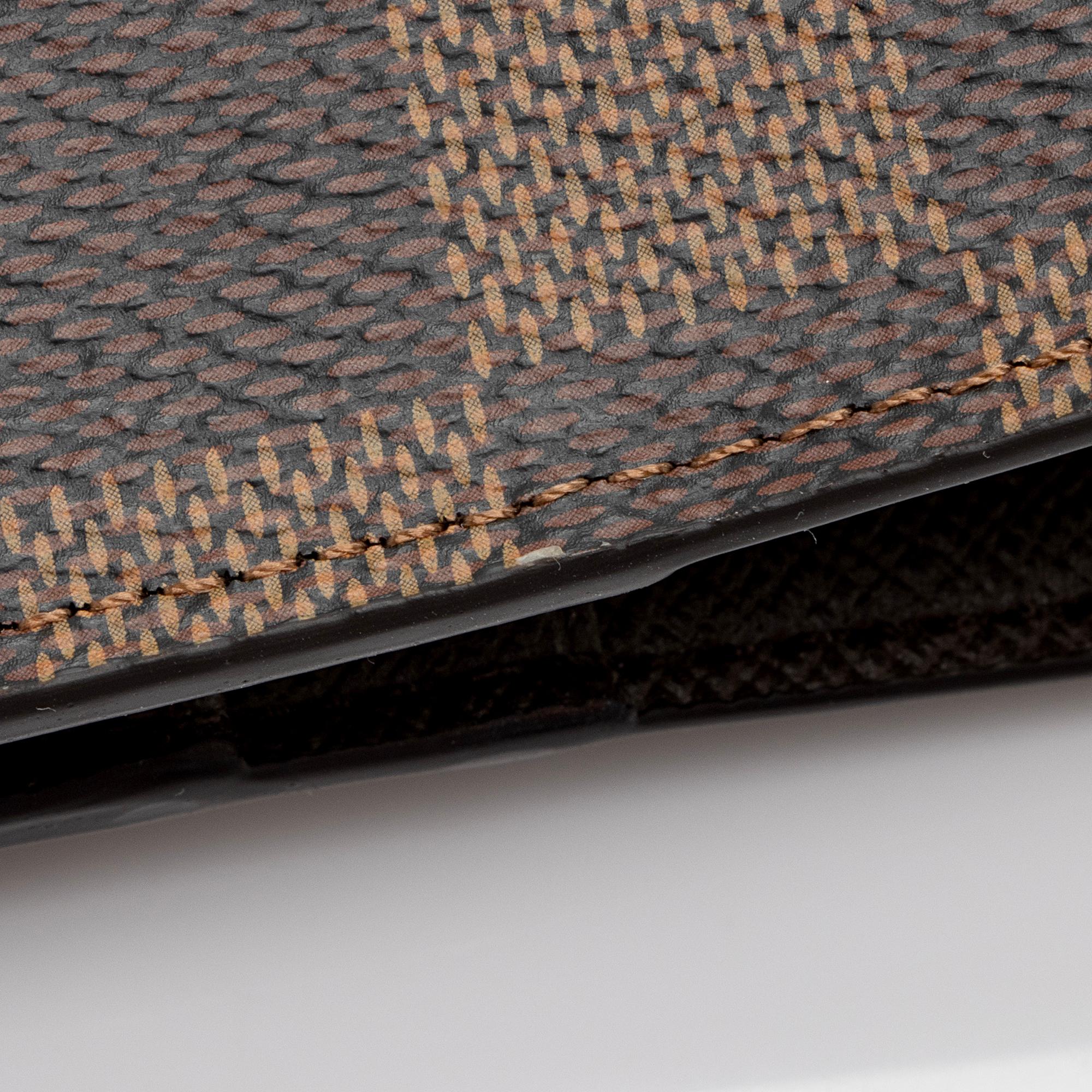 Louis Vuitton Damier Ebene Large Ring Agenda Cover (SHF-IPPpvu)