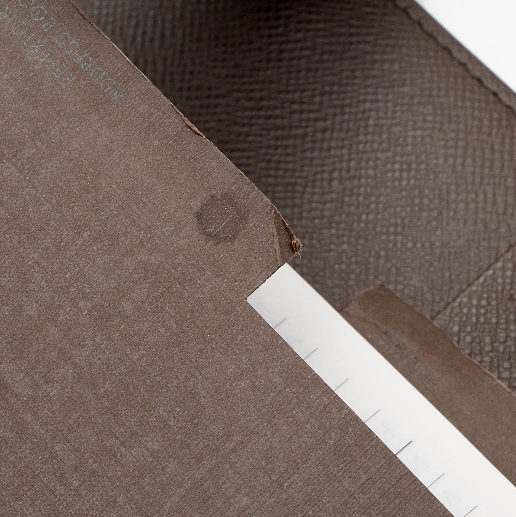 Louis Vuitton Damier Ebene Large Ring Agenda Cover (SHF-MCykrN)