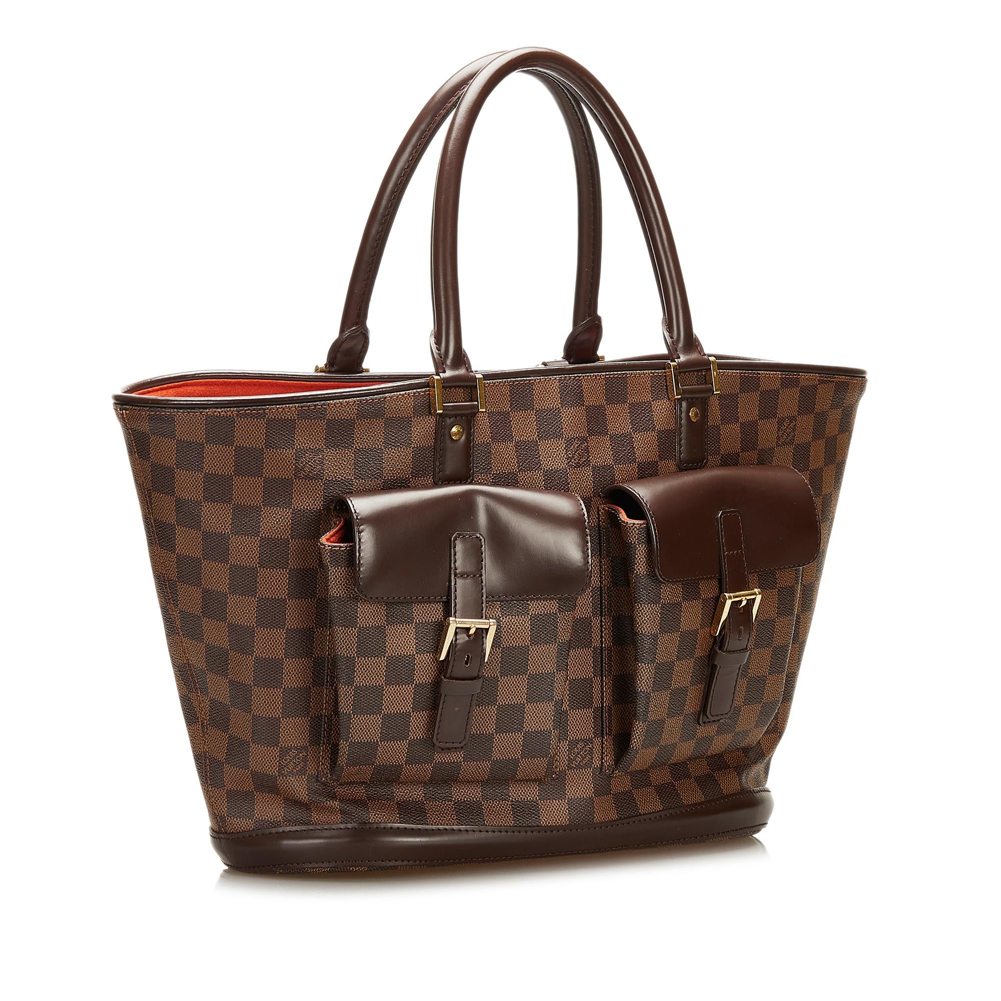 Louis Vuitton Damier Ebene Manosque GM (SHG-O9mb64)