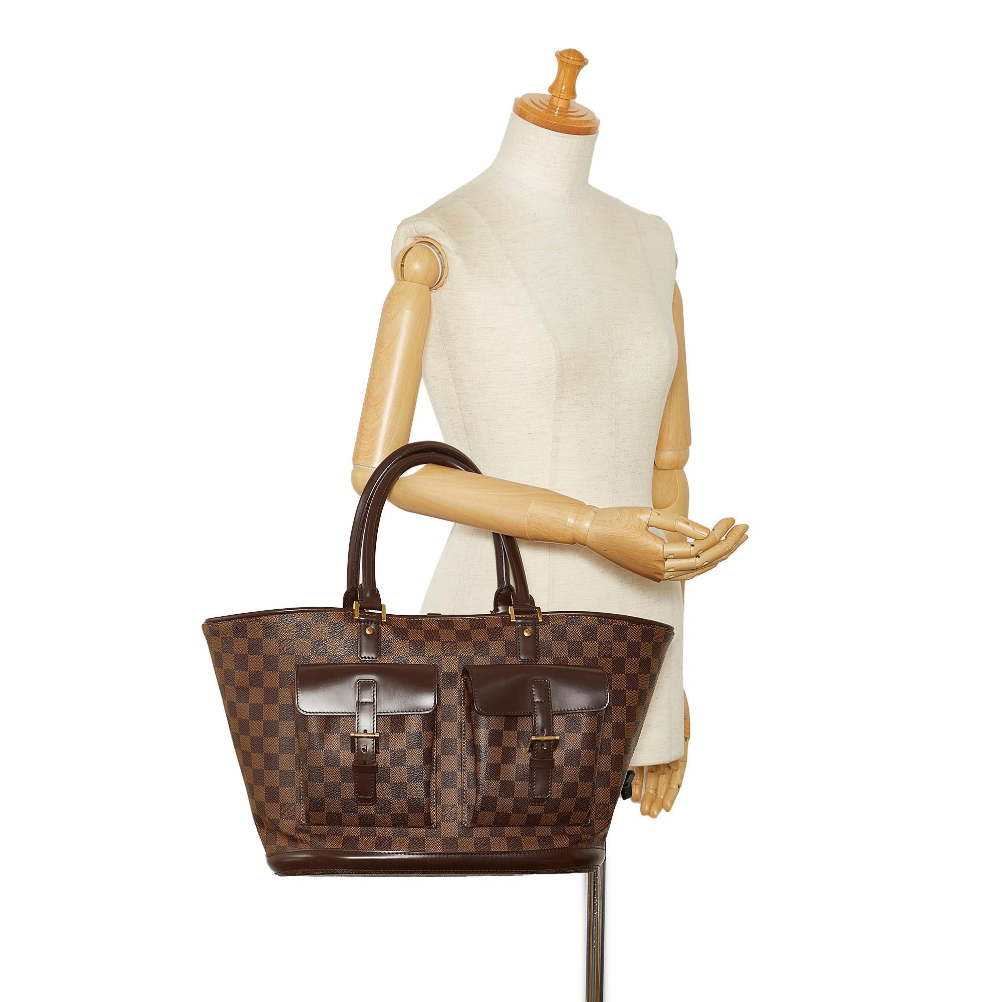 Louis Vuitton Damier Ebene Manosque GM (SHG-YErbU2)