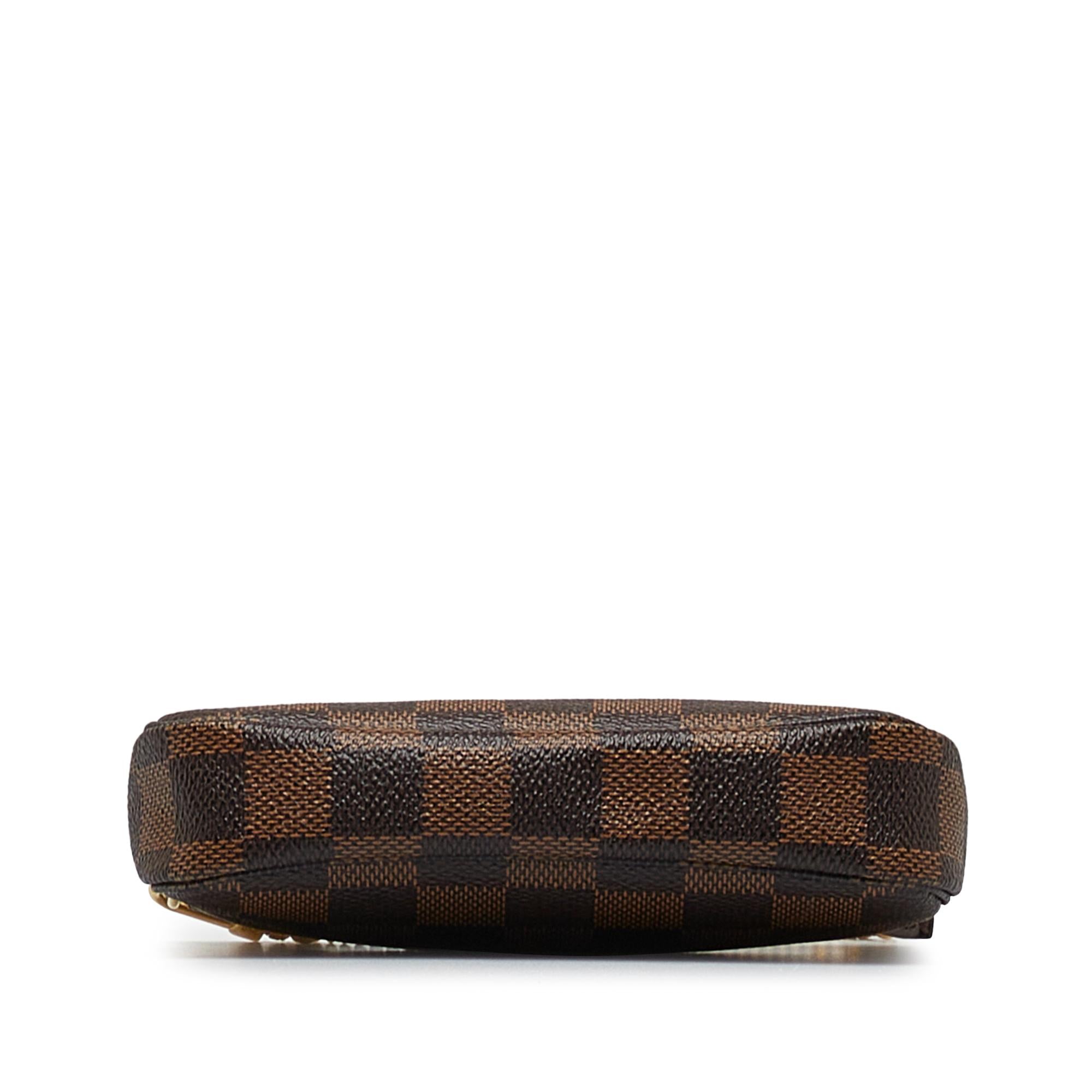 Louis Vuitton Damier Ebene Mini Pochette Accessoires TB (SHG-dU6F0B)