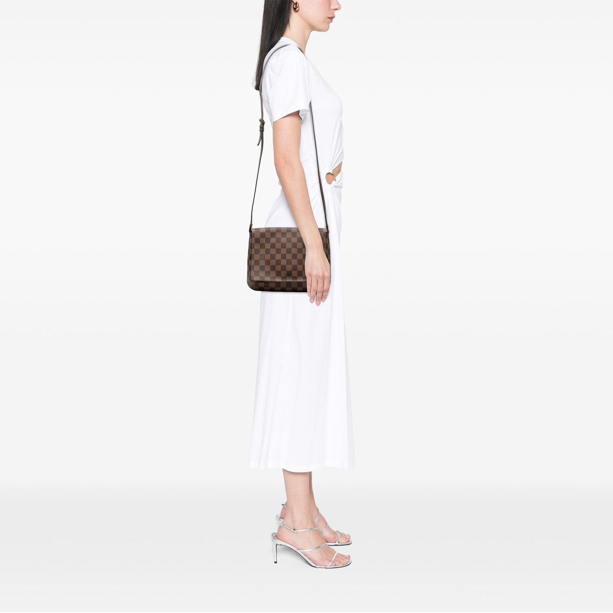 Louis Vuitton Damier Ebene Musette Tango Long Strap