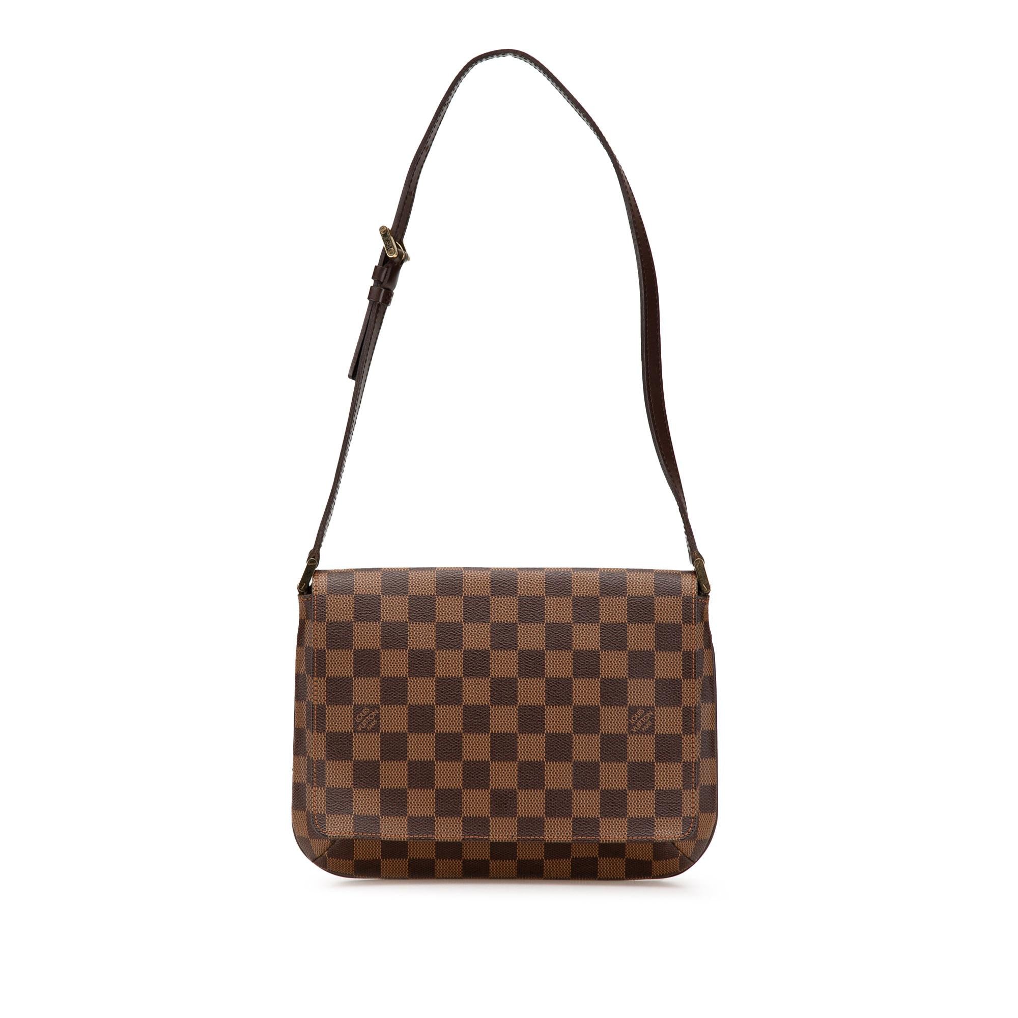 Louis Vuitton Damier Ebene Musette Tango Short Strap