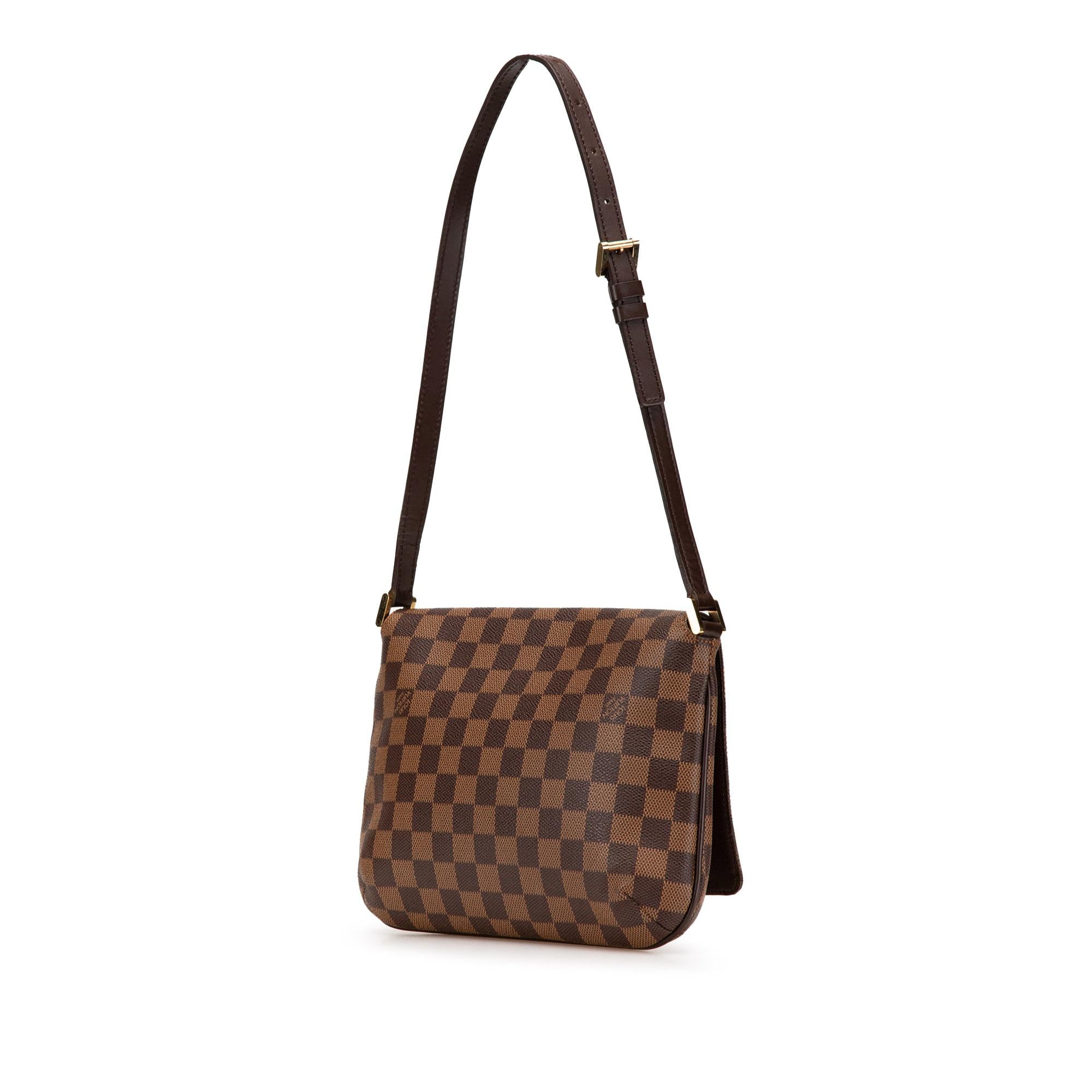 Louis Vuitton Damier Ebene Musette Tango Short Strap