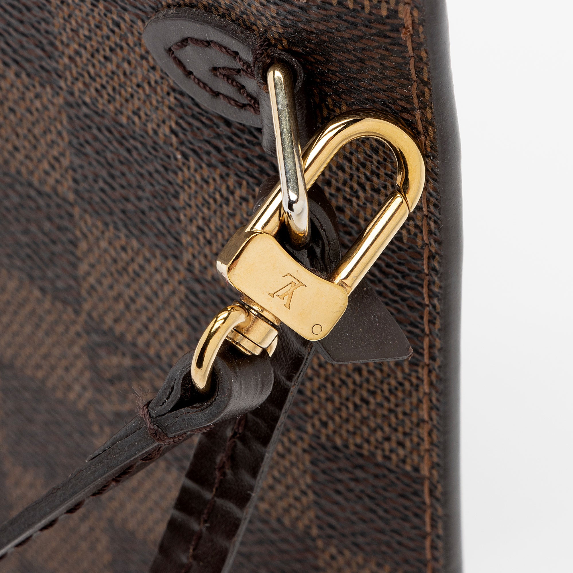 Louis Vuitton Damier Ebene Neverfull GM Pochette (SHF-ztjIDf)