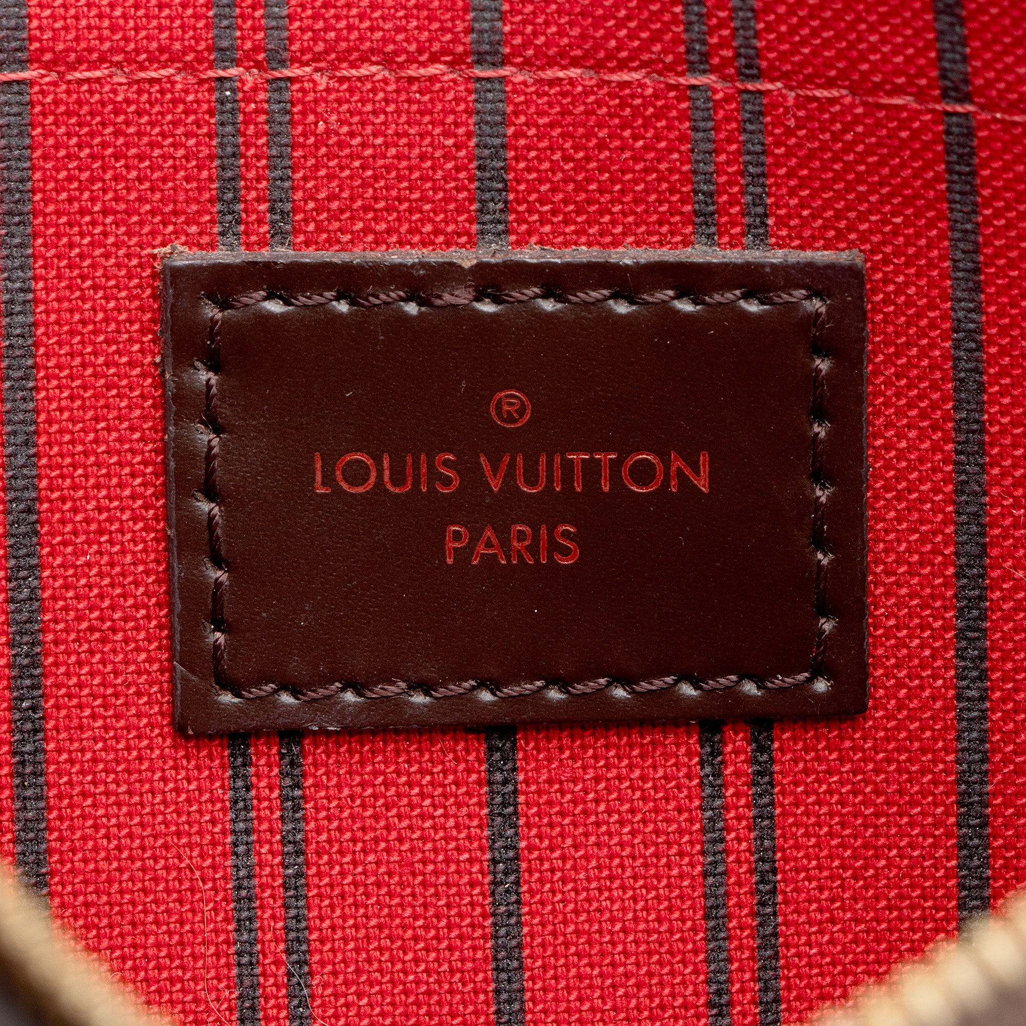 Louis Vuitton Damier Ebene Neverfull GM Pochette (SHF-ztjIDf)