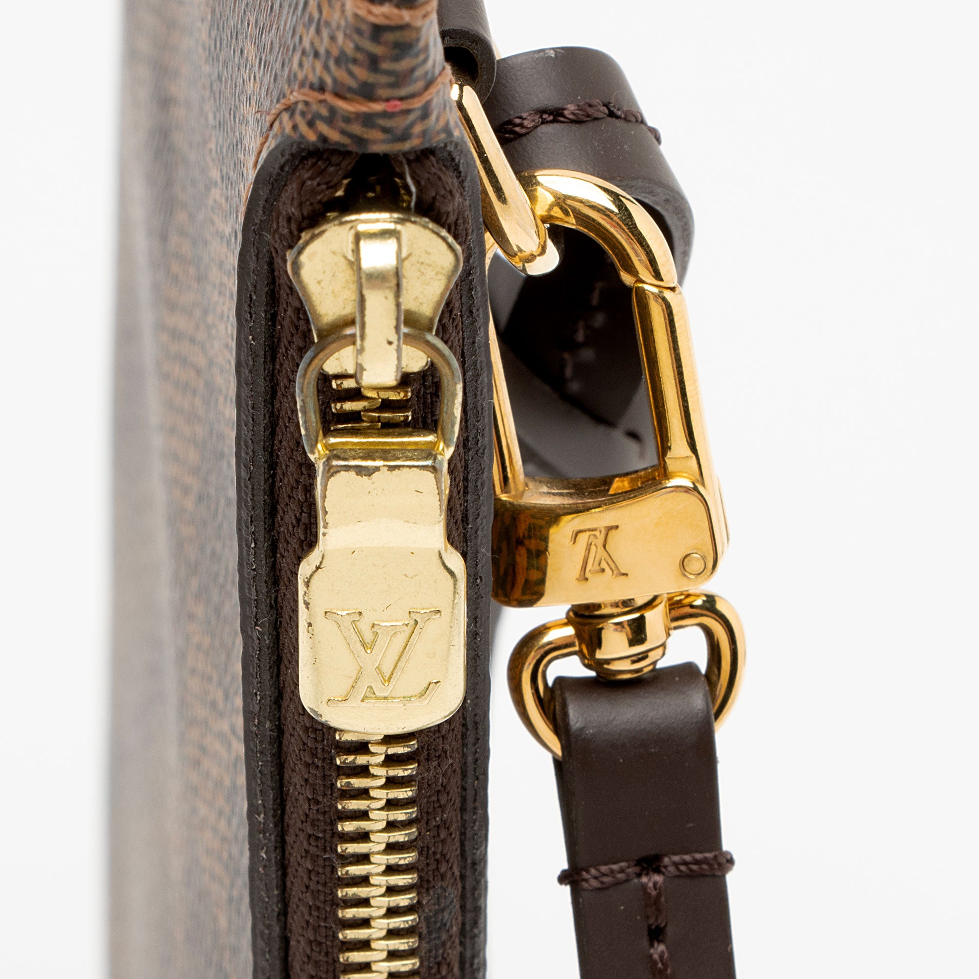 Louis Vuitton Damier Ebene Neverfull GM Pochette