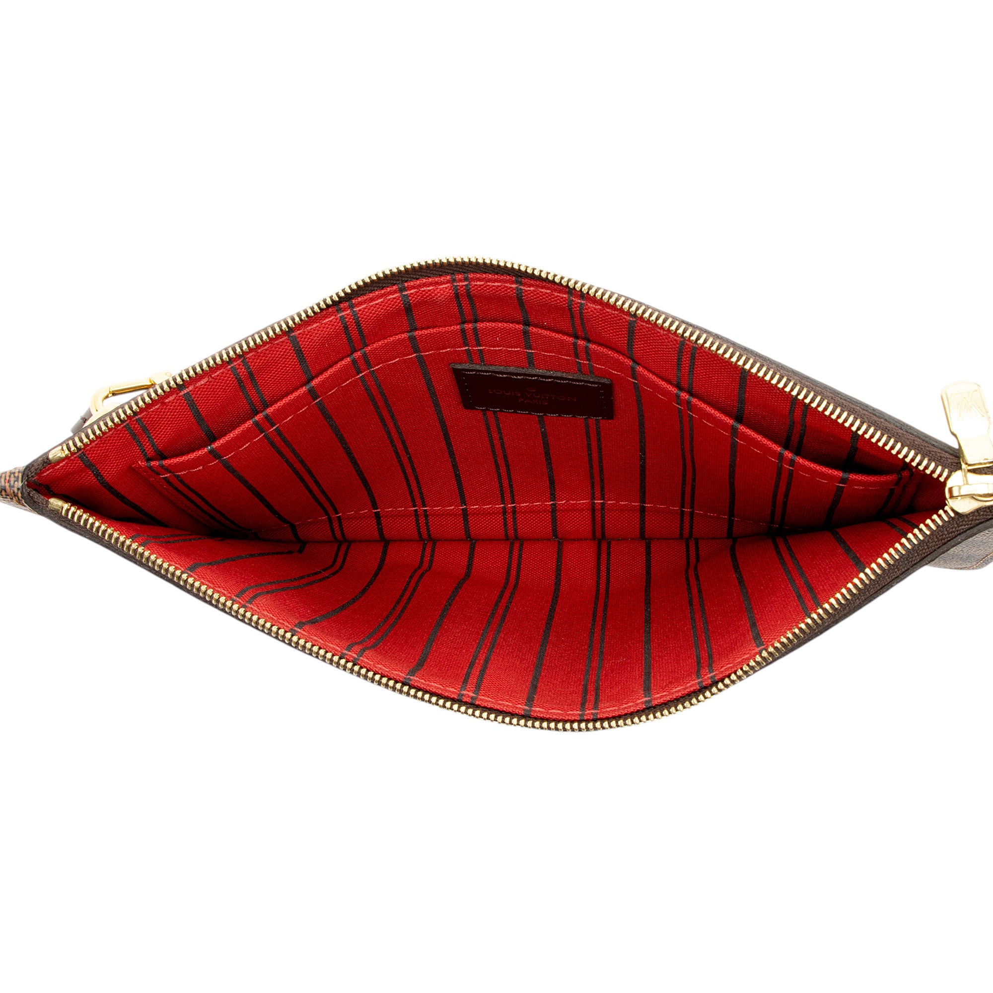 Louis Vuitton Damier Ebene Neverfull GM Pochette