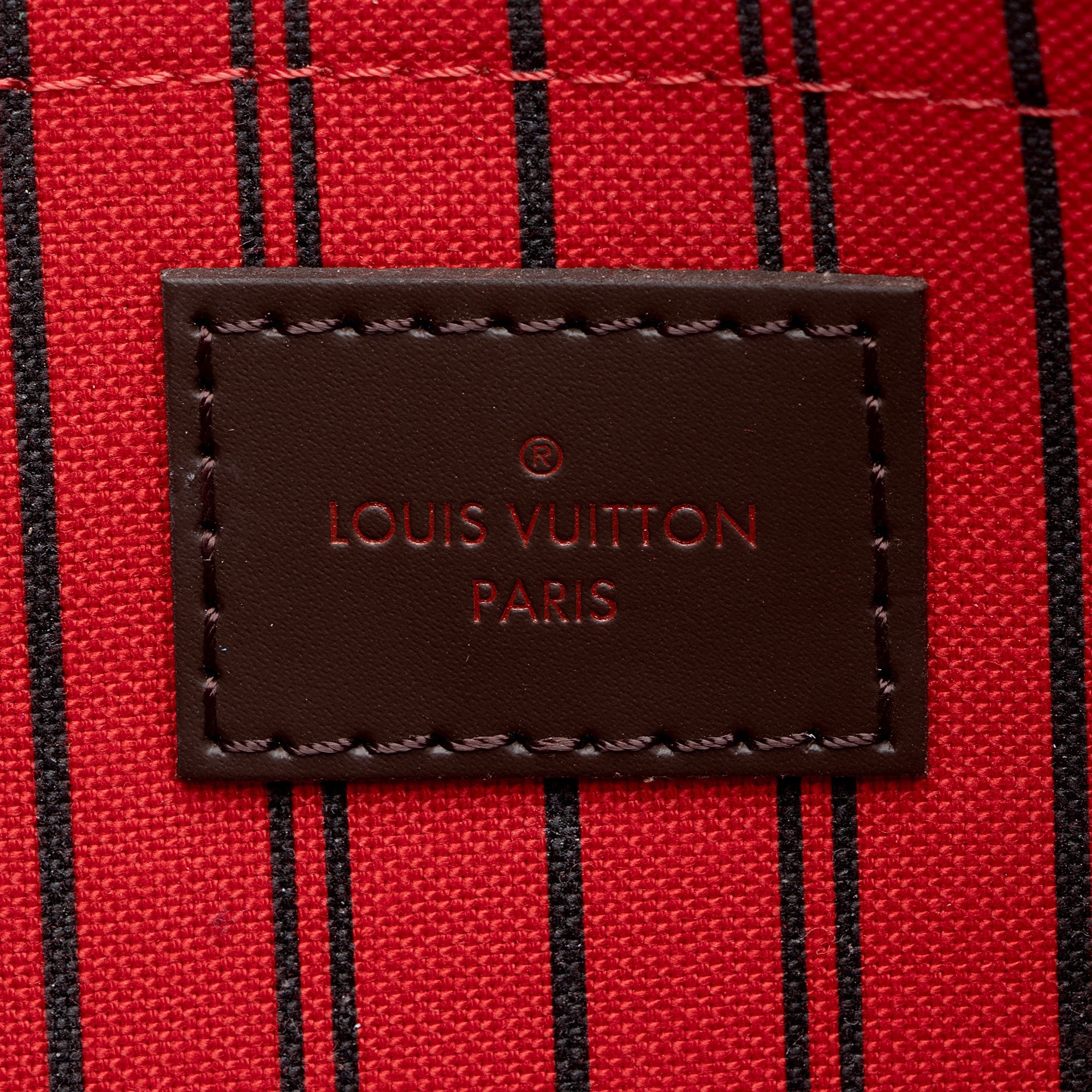 Louis Vuitton Damier Ebene Neverfull GM Pochette