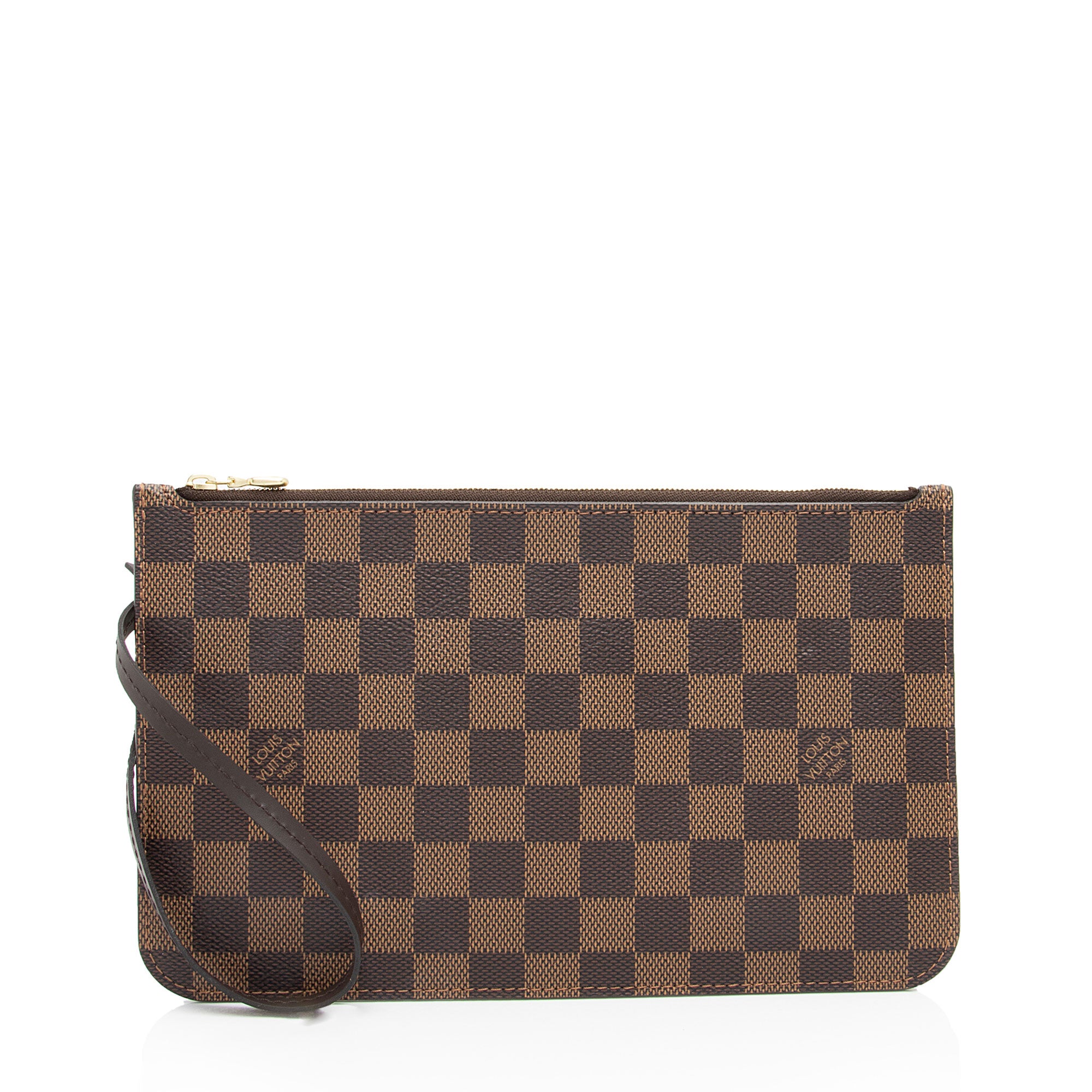 Louis Vuitton Damier Ebene Neverfull MM Pochette (SHF-pl5qAi)