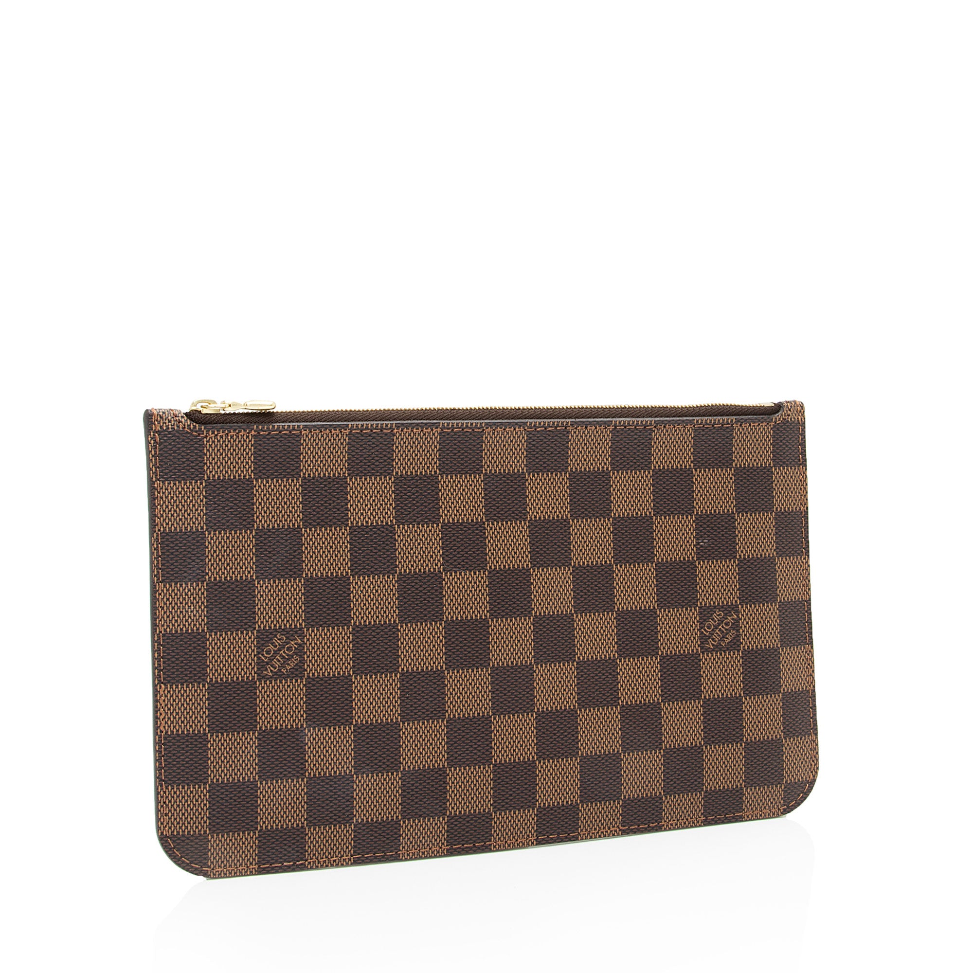 Louis Vuitton Damier Ebene Neverfull MM Pochette (SHF-pl5qAi)