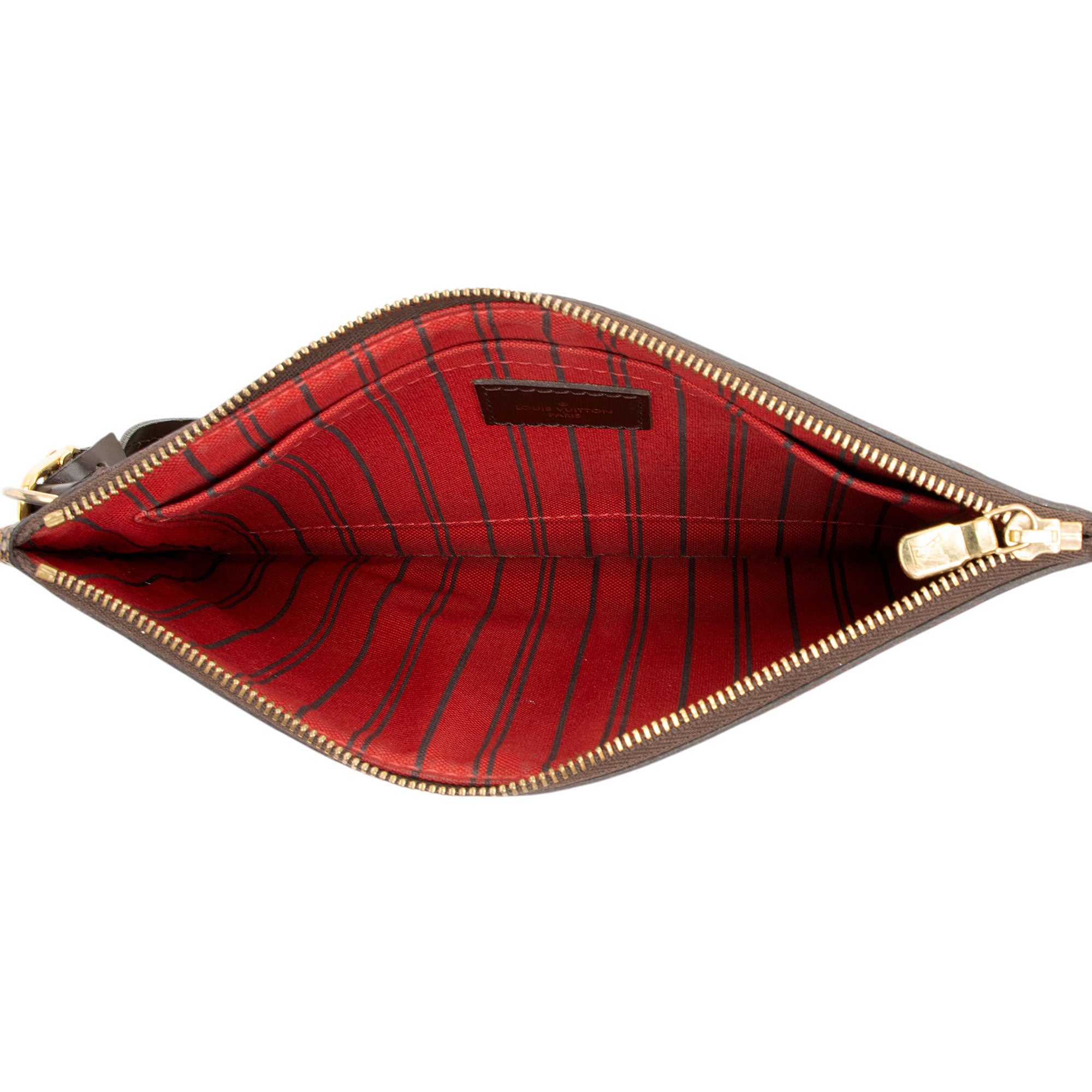 Louis Vuitton Damier Ebene Neverfull MM Pochette